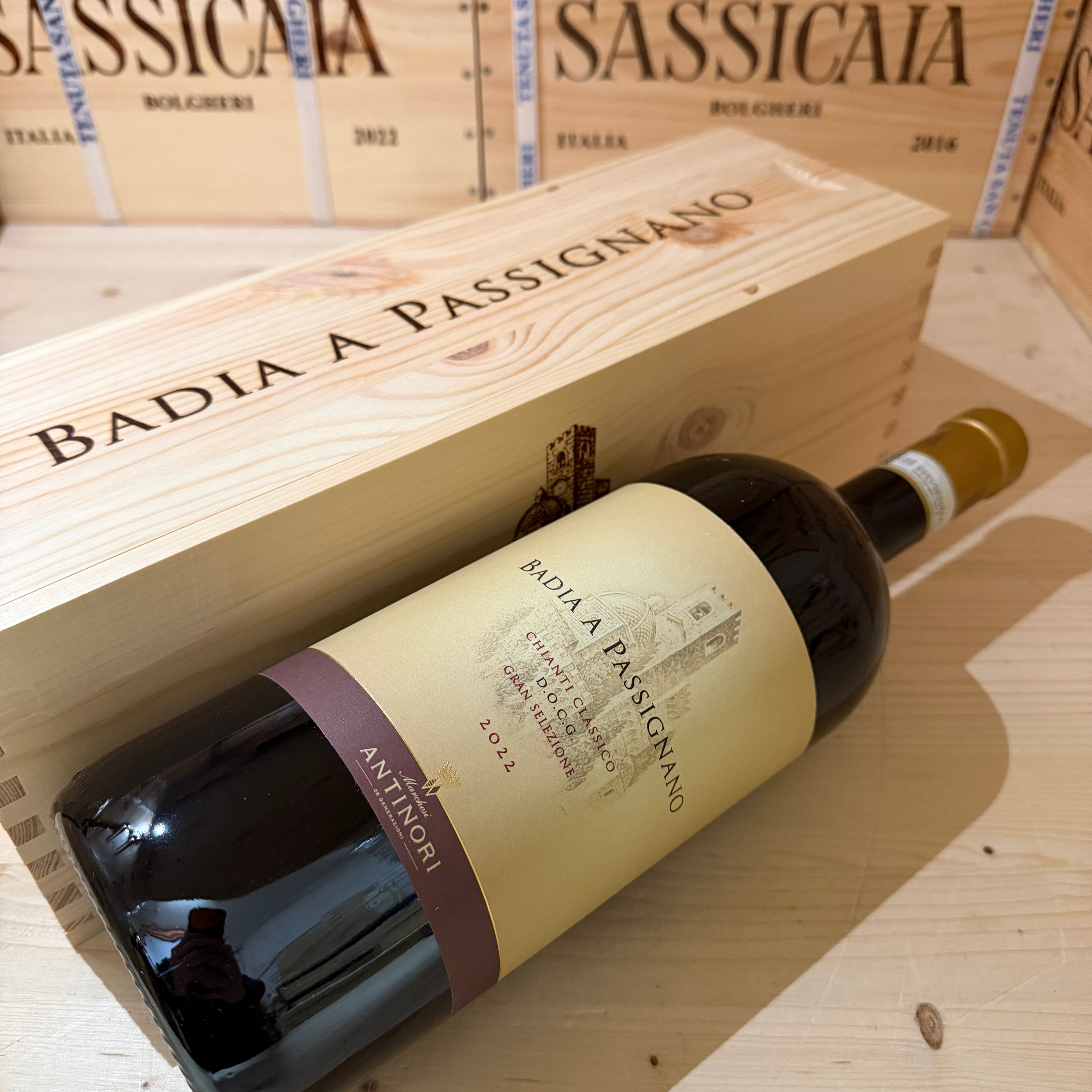 Badia a Passignano 2022 Magnum Chianti Classico Gran Selezione DOCG Marchesi Antinori - in Cassa Legno