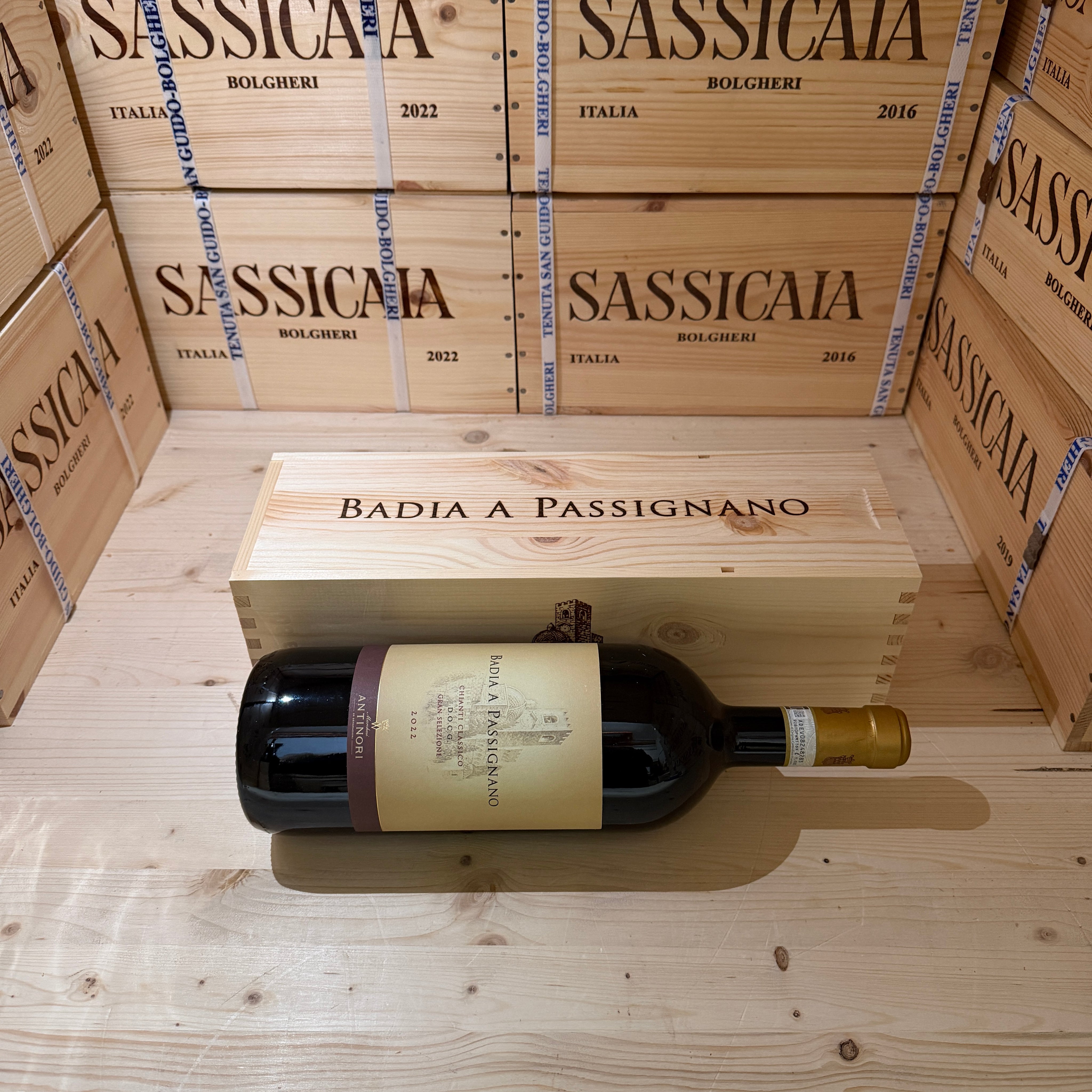 Badia a Passignano 2022 Magnum Chianti Classico Gran Selezione DOCG Marchesi Antinori - in Cassa Legno