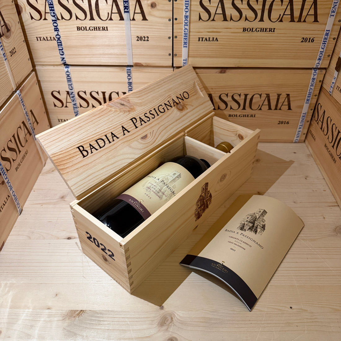 Badia a Passignano 2022 Magnum Chianti Classico Gran Selezione DOCG Marchesi Antinori - in Cassa Legno