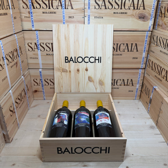 Balocchi di Colore N°1 - N°3 - N°5 - Cassa Legno 3 Bottiglie