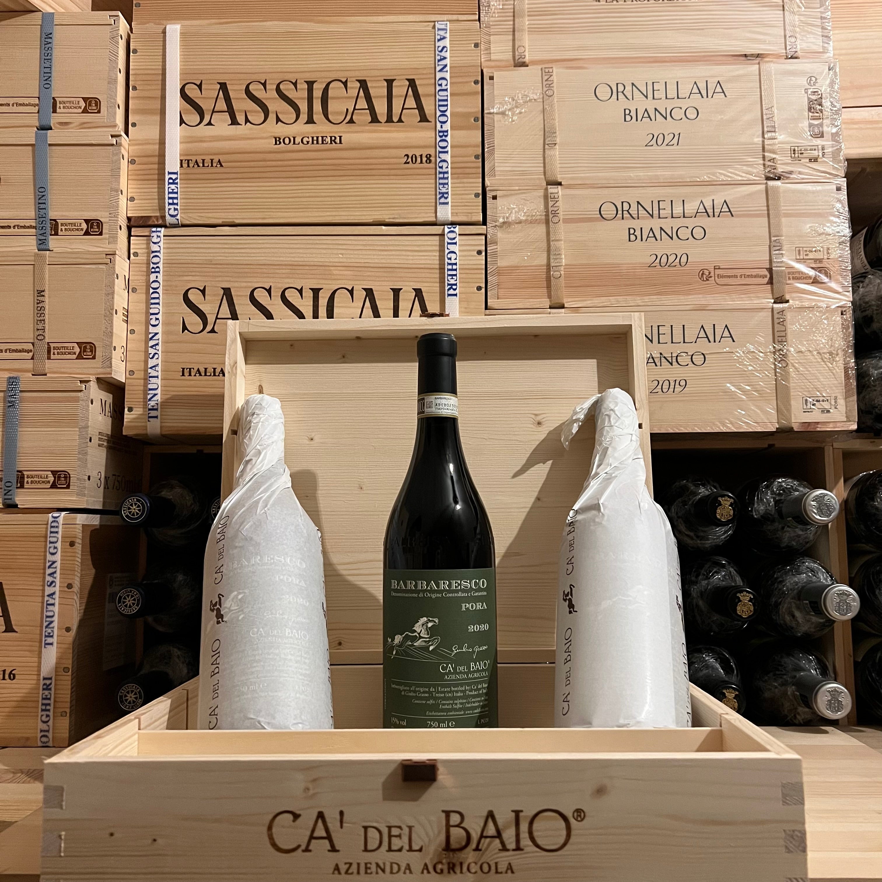 Barbaresco DOCG Pora 2020 Ca' del Baio - Cassa Legno 3 Bottiglie