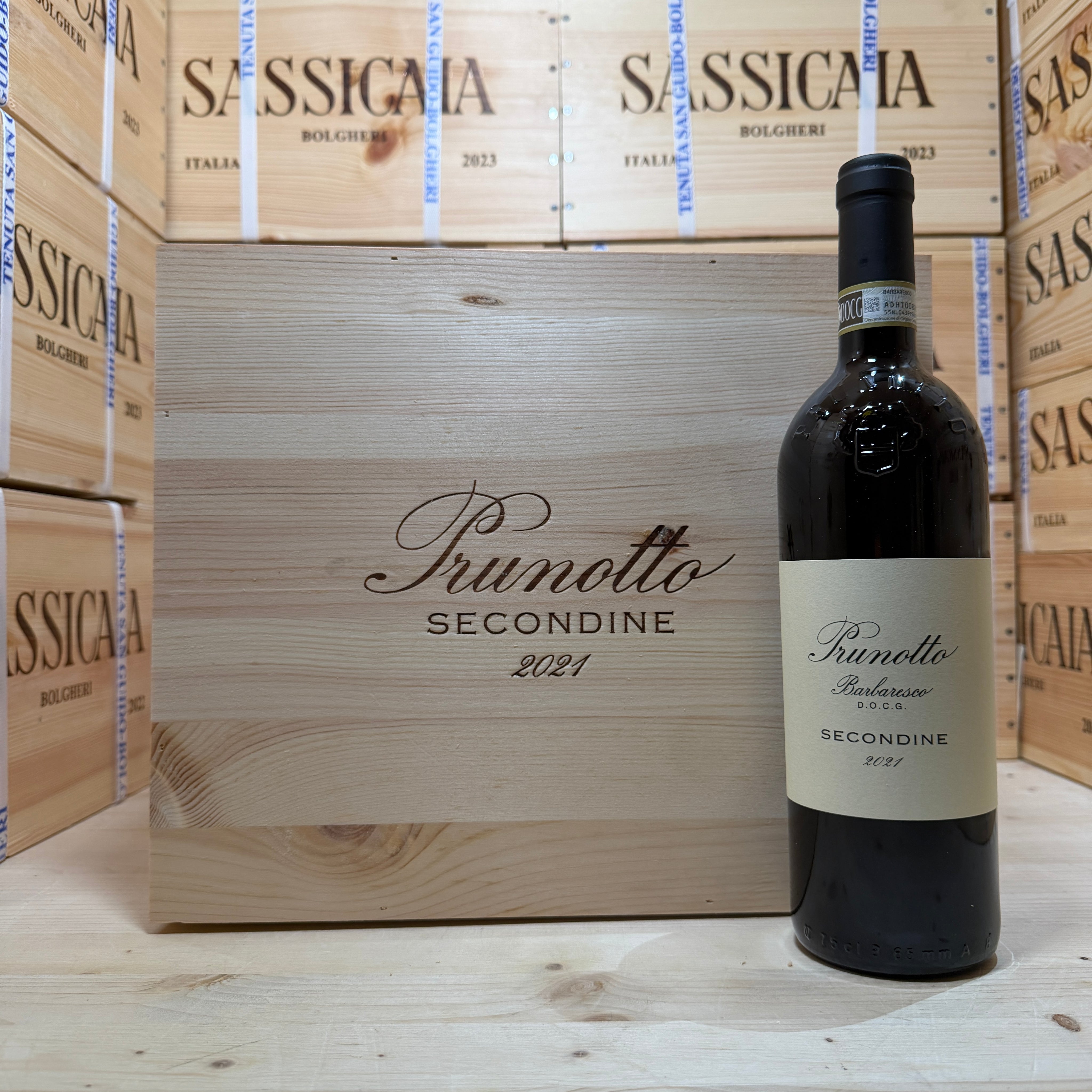 Barbaresco Secondine 2021 Prunotto - Cassa Legno 6 Bottiglie