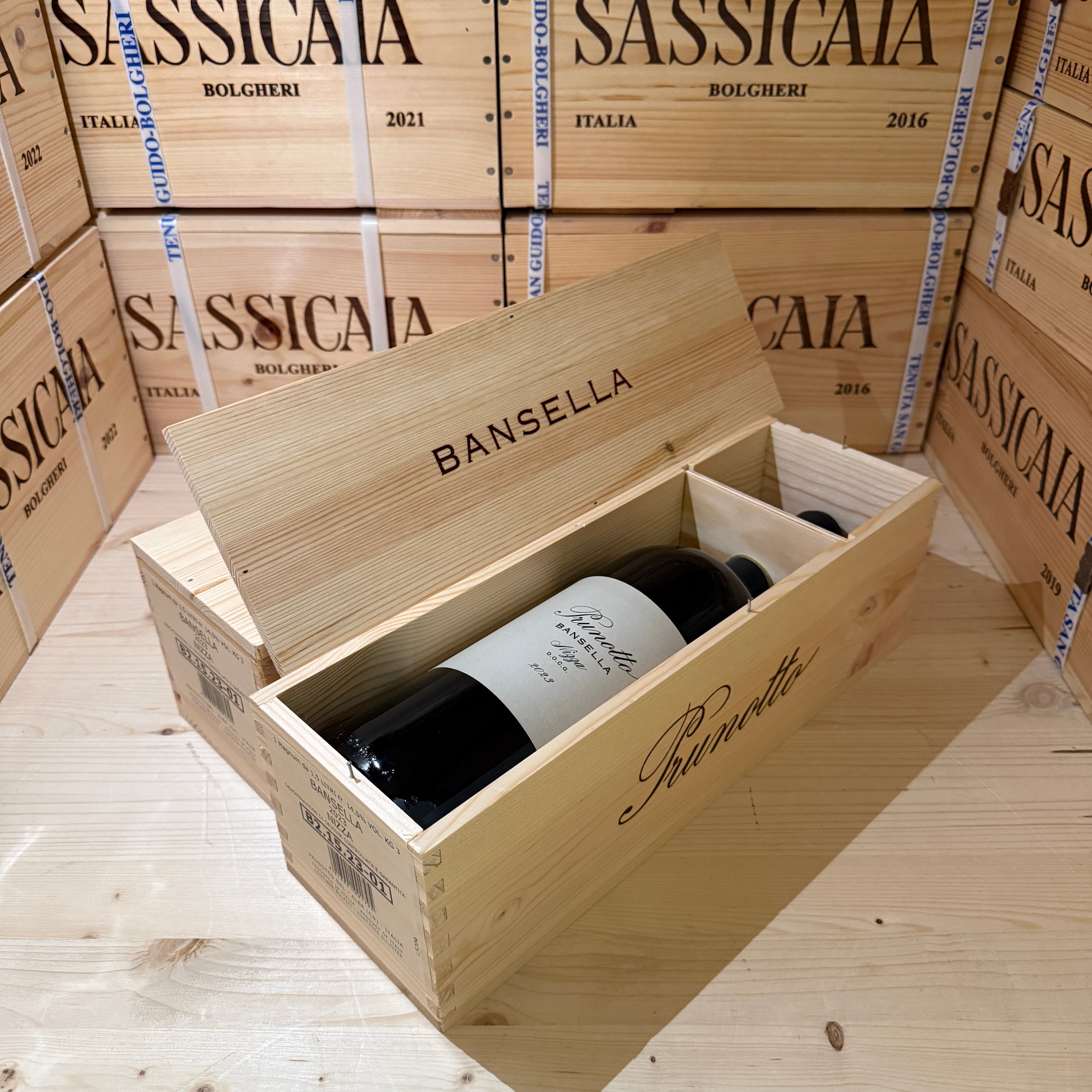 Barbera Bansella 2023 Magnum Nizza DOCG Prunotto Marchesi Antinori - in Cassa Legno