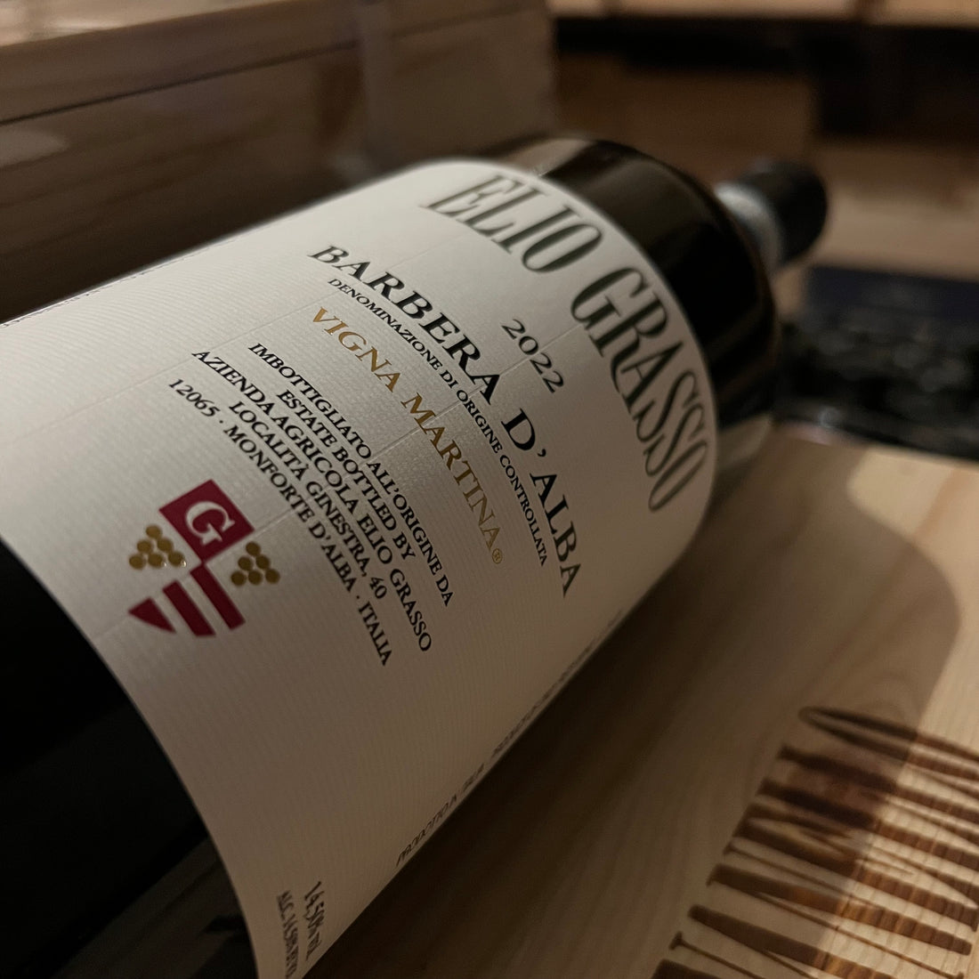 Barbera d’Alba DOC Vigna Martina 2022 Magnum Elio Grasso - in Cassa Legno