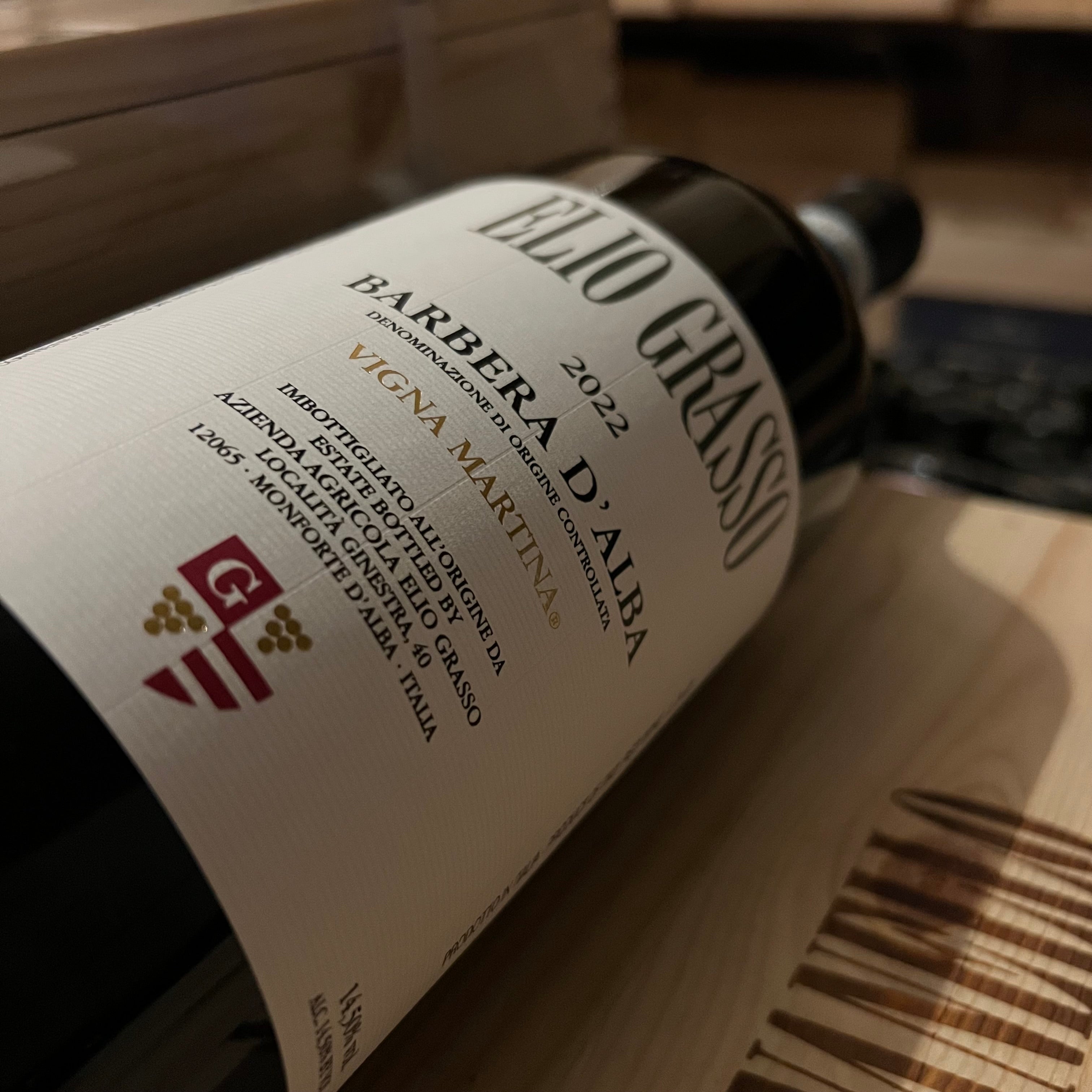 Barbera d’Alba DOC Vigna Martina 2022 Magnum Elio Grasso - in Cassa Legno