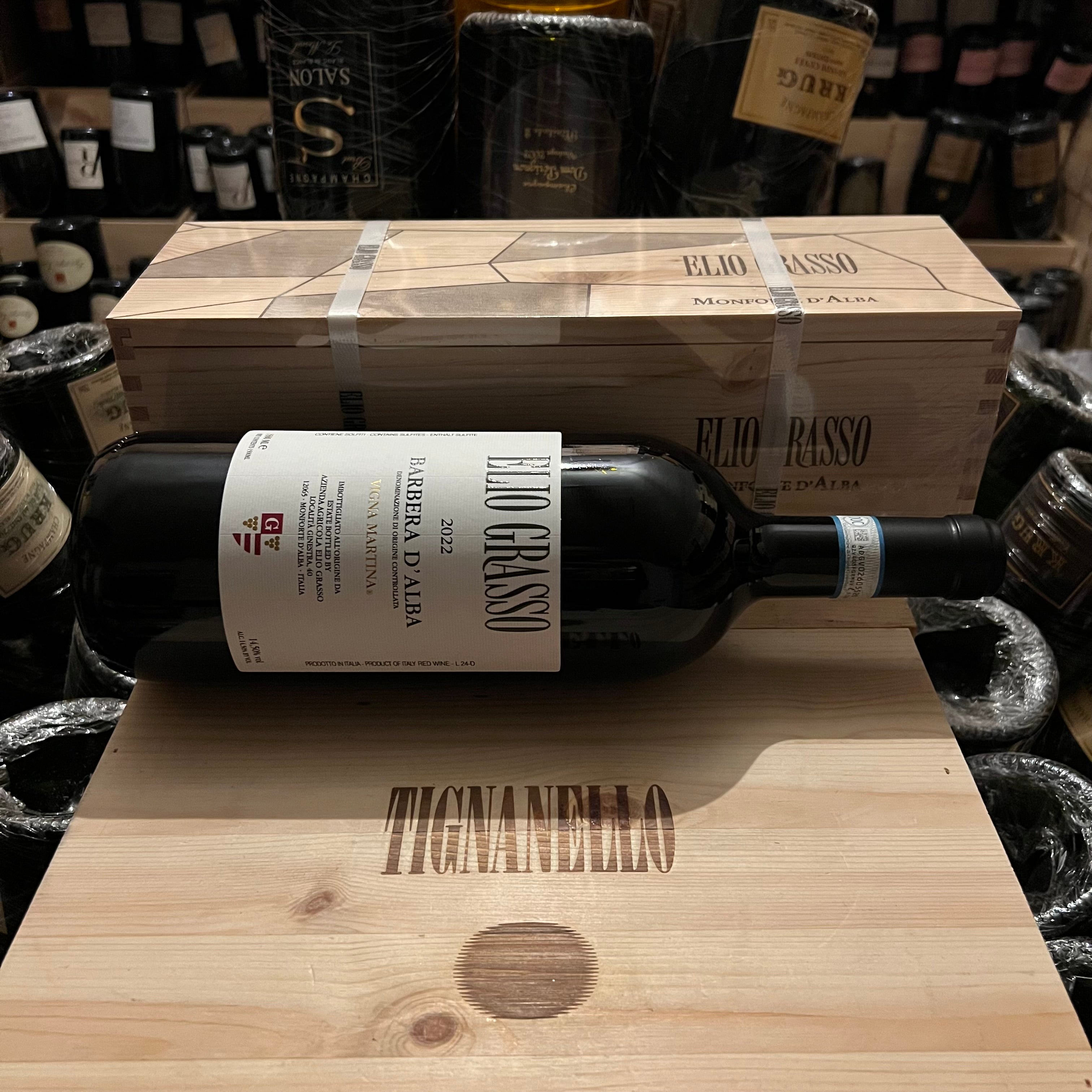 Barbera d’Alba DOC Vigna Martina 2022 Magnum Elio Grasso - in Cassa Legno
