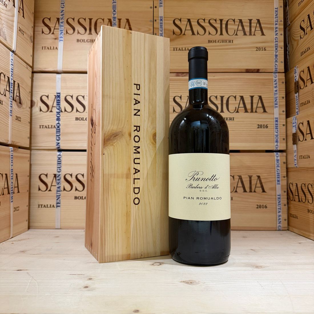 Barbera d'Alba Pian Romualdo 2022 Magnum Prunotto Marchesi Antinori - in Cassa Legno