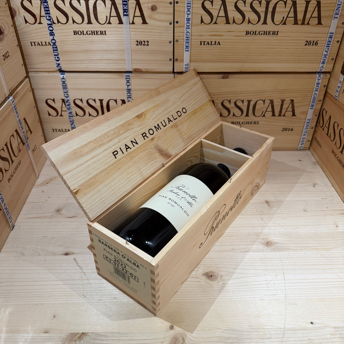 Barbera d'Alba Pian Romualdo 2022 Magnum Prunotto Marchesi Antinori - in Cassa Legno