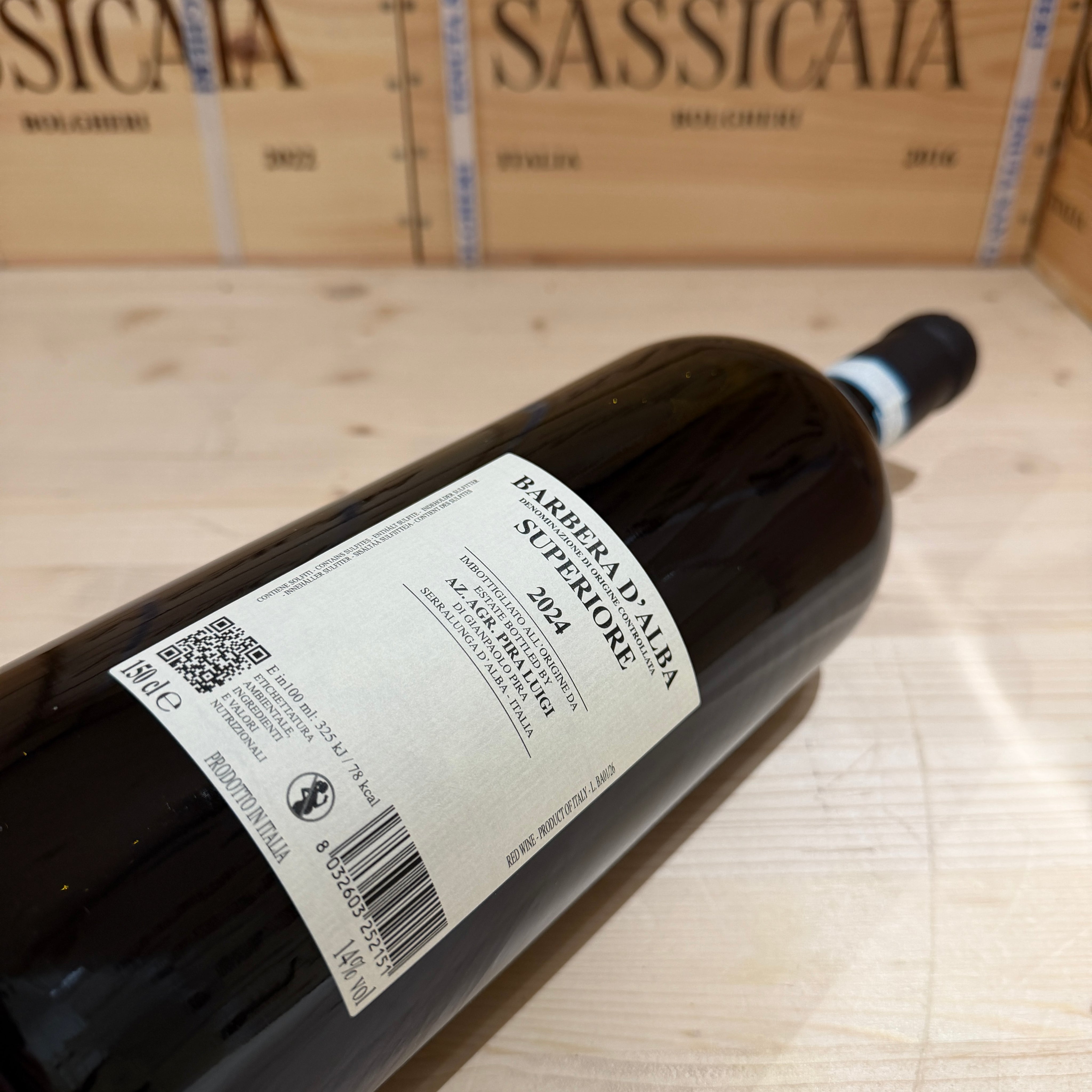 Barbera d'Alba Superiore DOC 2024 Magnum Pira Luigi