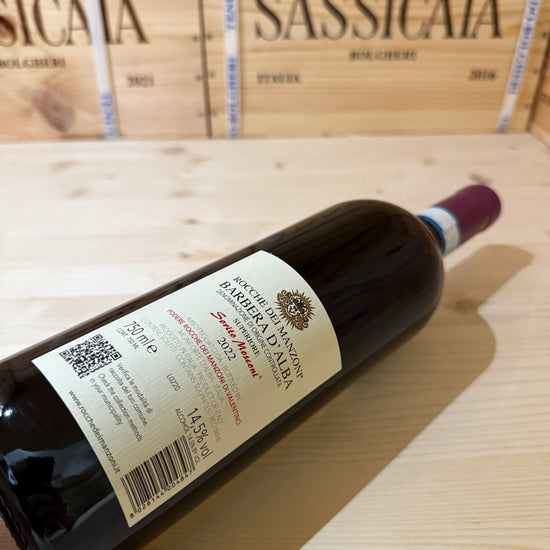 Barbera d'Alba Superiore DOC "Sorito Mosconi" 2022 Rocche dei Manzoni