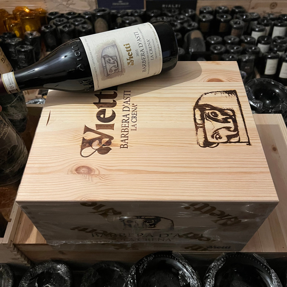 Barbera d'Asti La Crena 2021 Vietti - Cassa Legno 6 Bottiglie