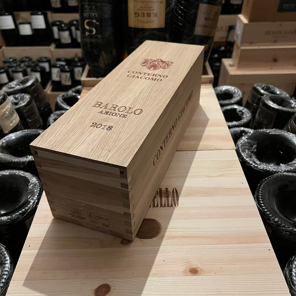 Barolo Arione DOCG 2018 Magnum in Cassa Legno Giacomo Conterno