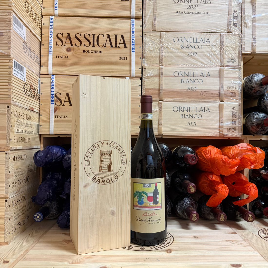 Barolo Bartolo Mascarello Etichetta Disegnata 2018 Magnum - in Cassa Legno