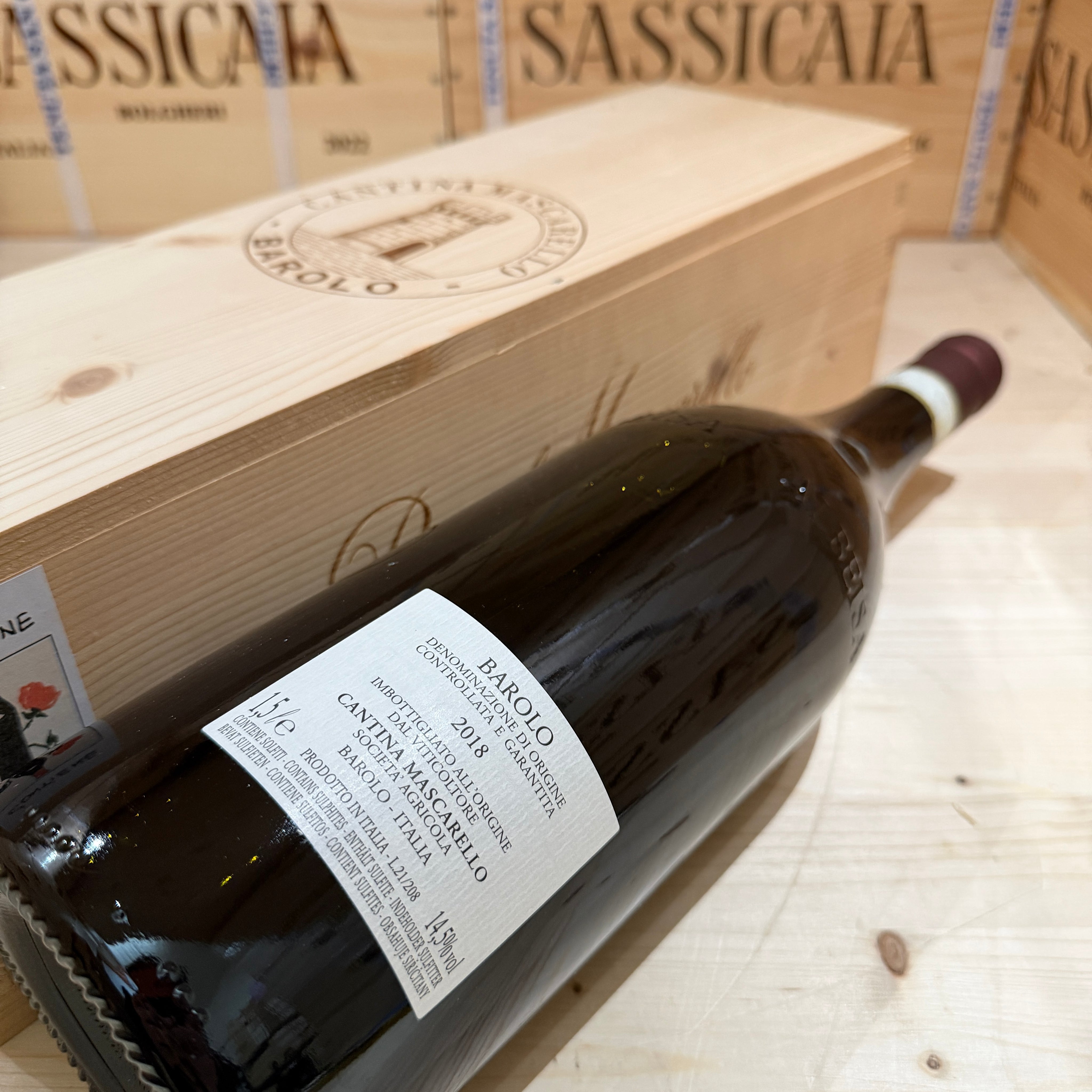 Barolo Bartolo Mascarello Etichetta Disegnata 2018 Magnum - in Cassa Legno