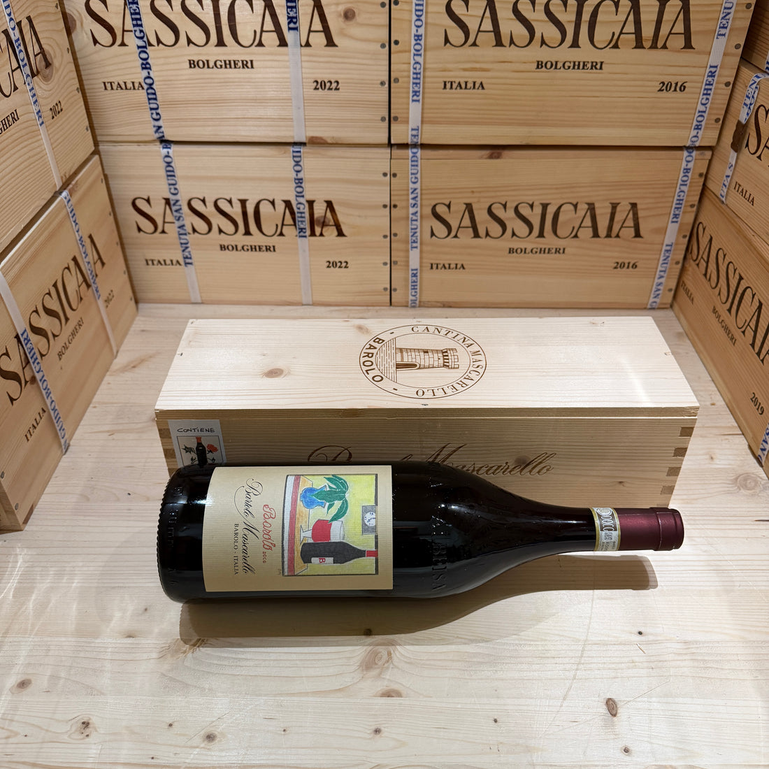 Barolo Bartolo Mascarello Etichetta Disegnata 2018 Magnum - in Cassa Legno