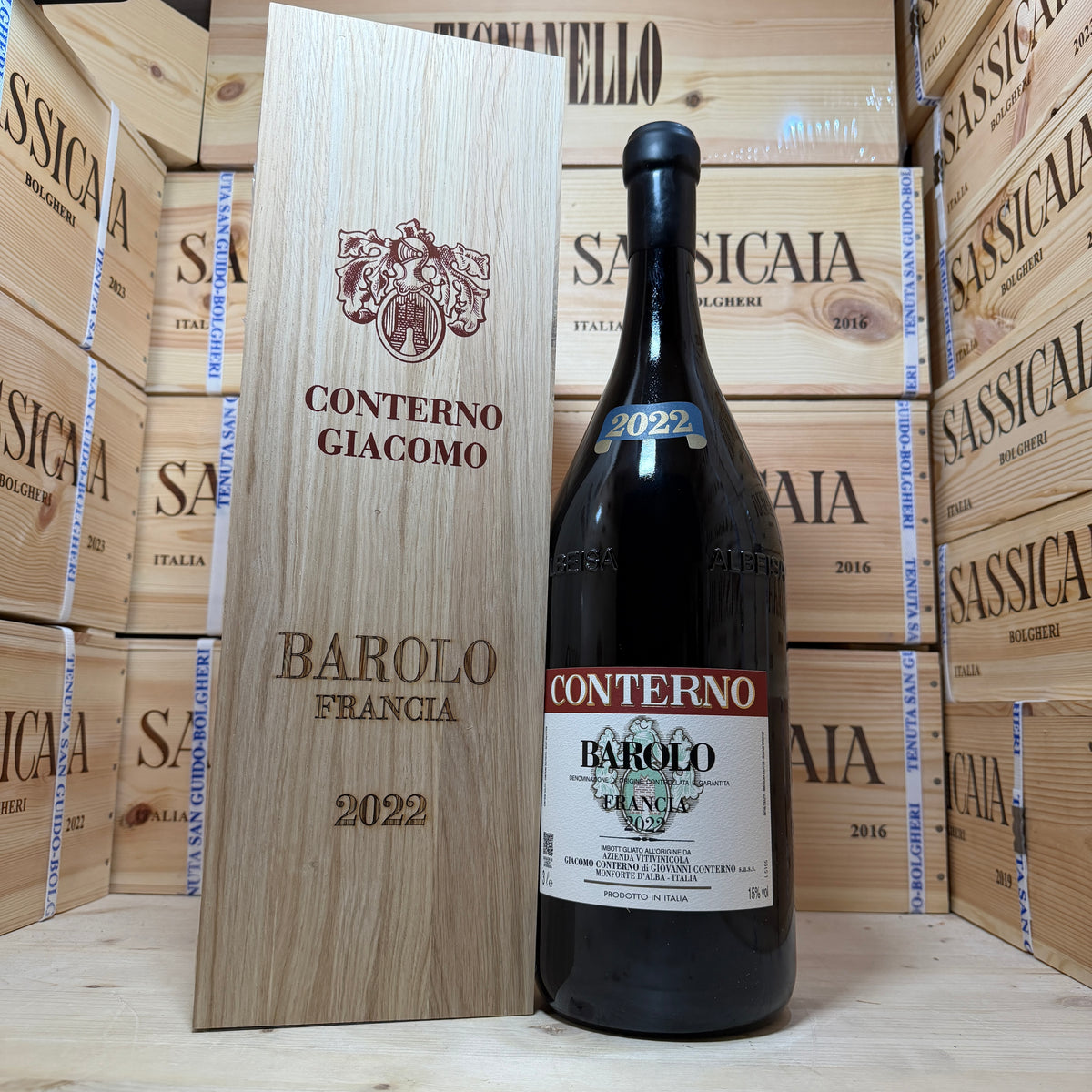 Barolo Cascina Francia DOCG 2022 Jeroboam Giacomo Conterno - in Cassa Legno