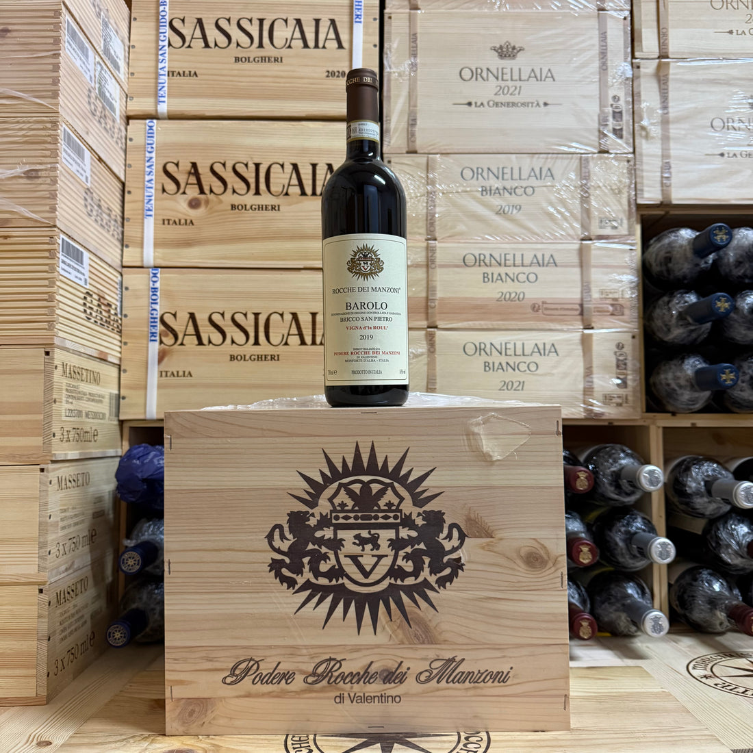 Barolo DOCG Bricco San Pietro "Vigna d'la Roul" 2019 Rocche dei Manzoni - Cassa Legno 6 Bottiglie