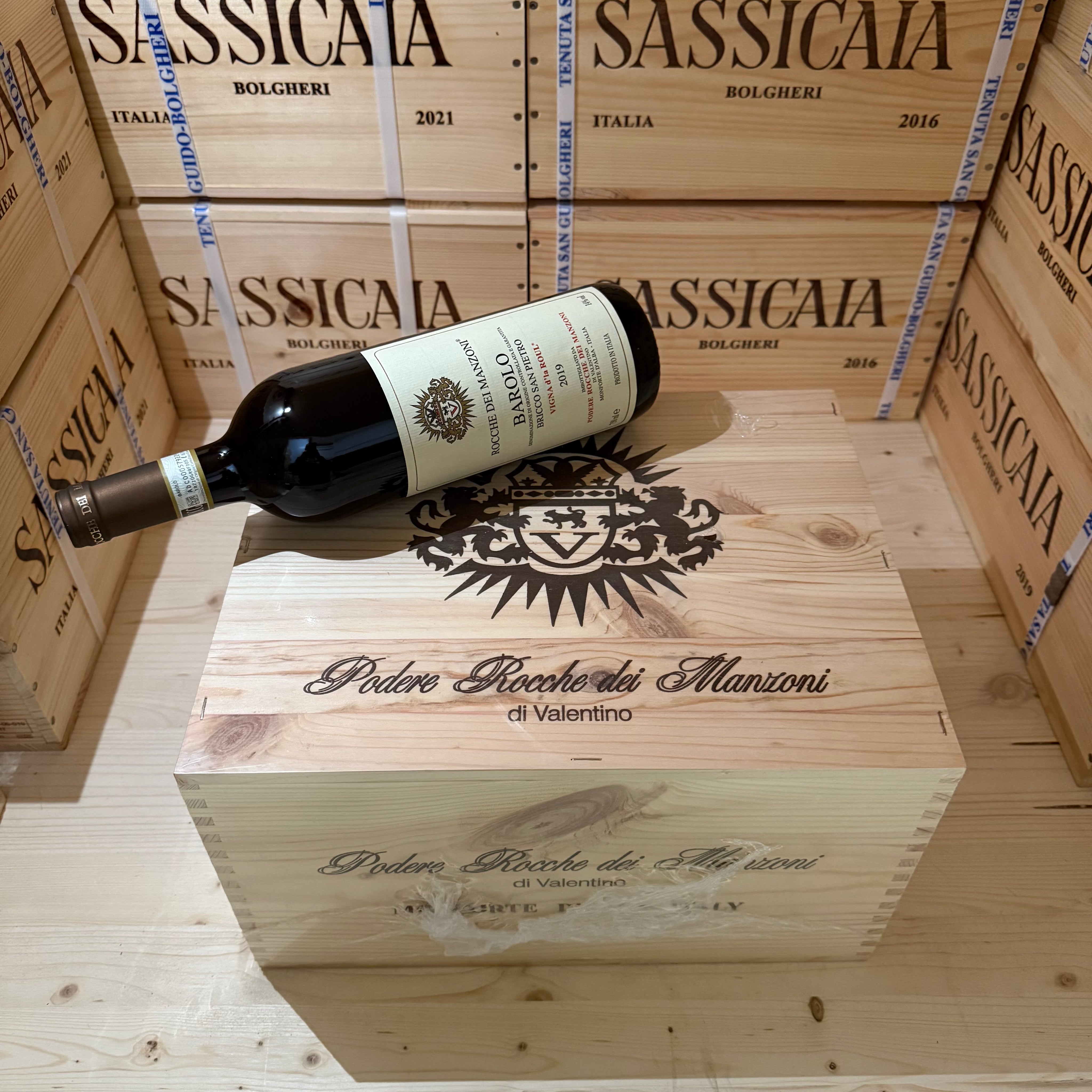 Barolo DOCG Bricco San Pietro "Vigna d'la Roul" 2019 Rocche dei Manzoni - Cassa Legno 6 Bottiglie