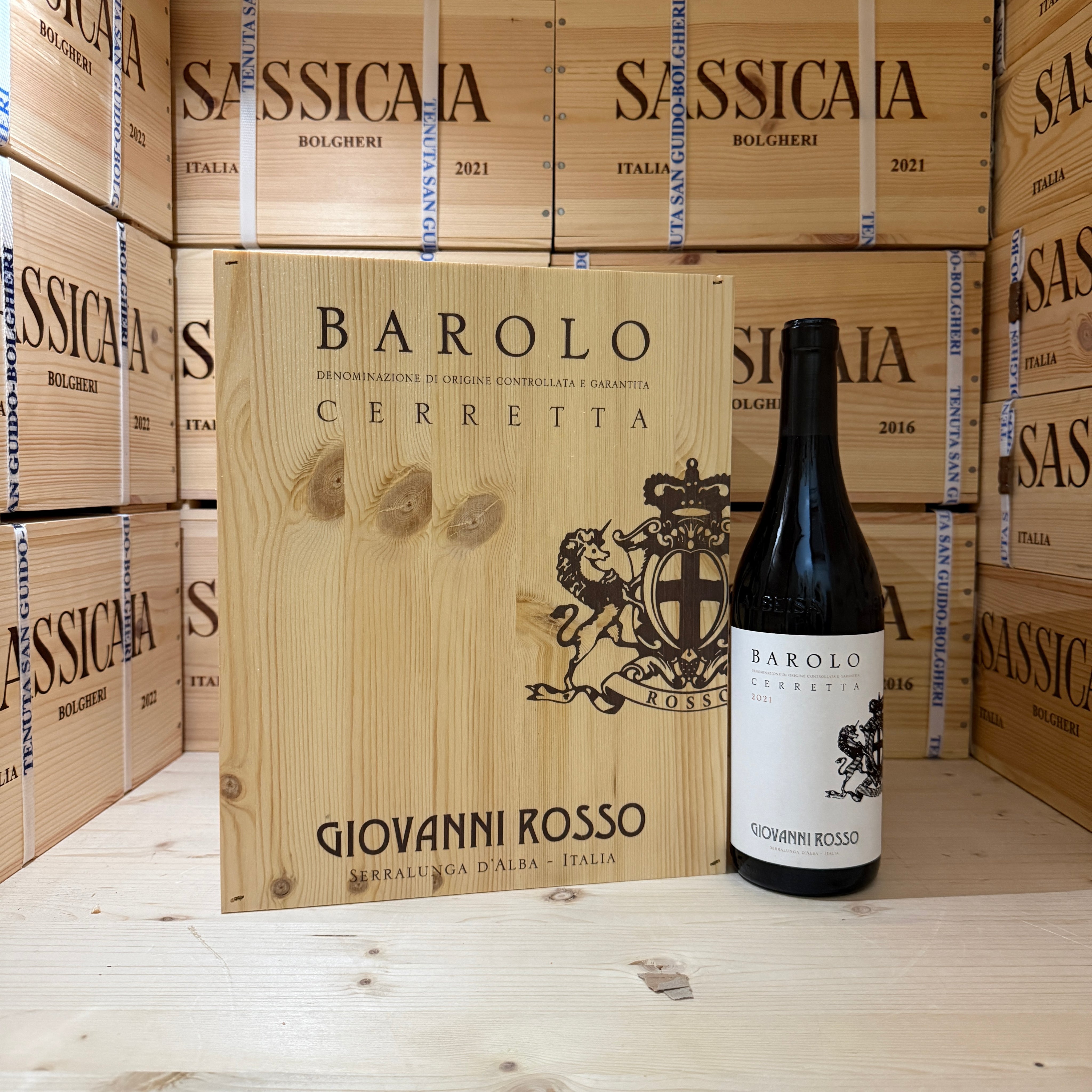 Barolo DOCG Cerretta 2021 Giovanni Rosso - Cassa Legno 6 Bottiglie