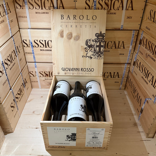 Barolo DOCG Cerretta 2021 Giovanni Rosso - Cassa Legno 6 Bottiglie