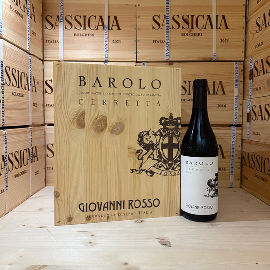 Barolo DOCG Cerretta 2021 Giovanni Rosso - Cassa Legno 6 Bottiglie