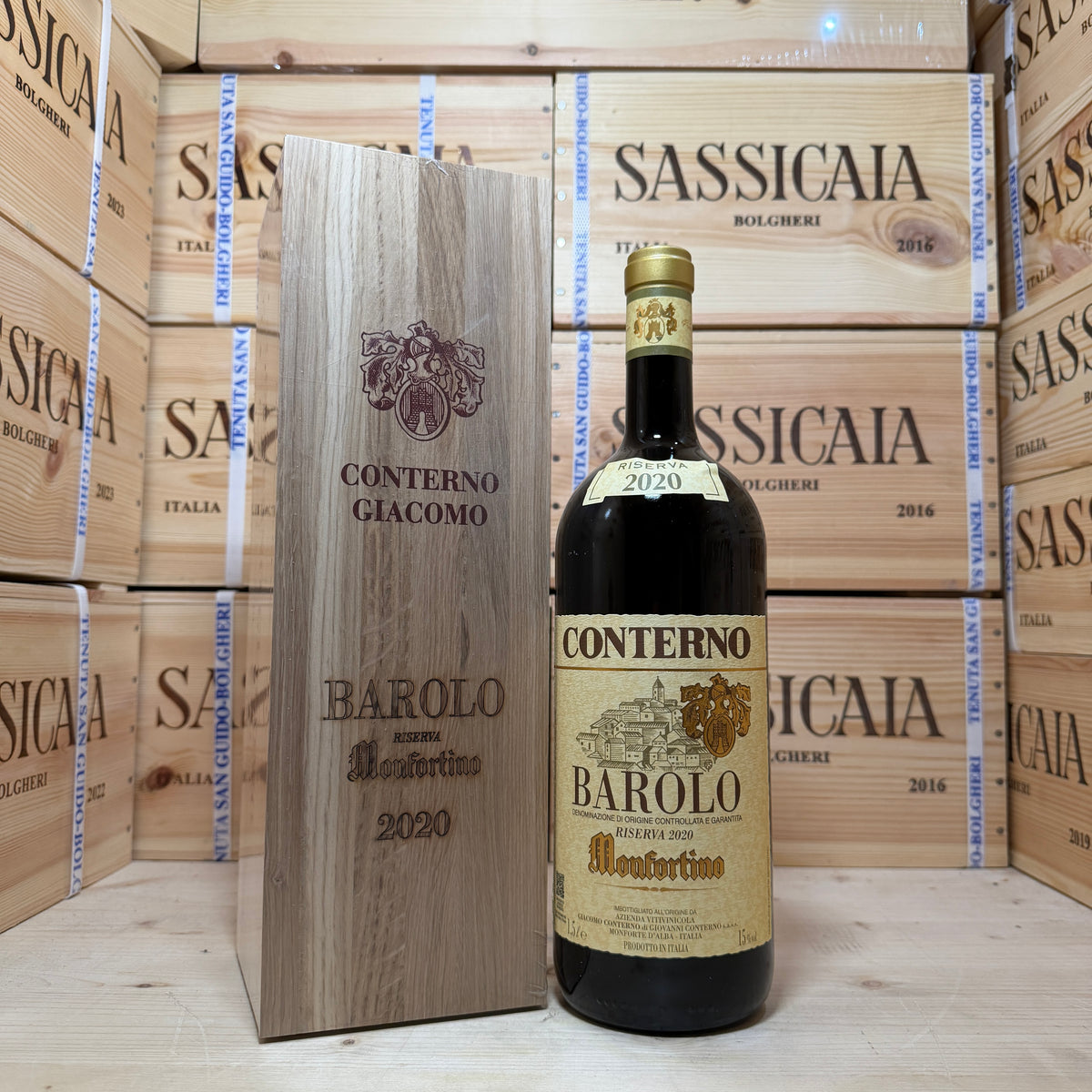 Barolo Monfortino Riserva 2020 Magnum Giacomo Conterno - in Cassa Legno