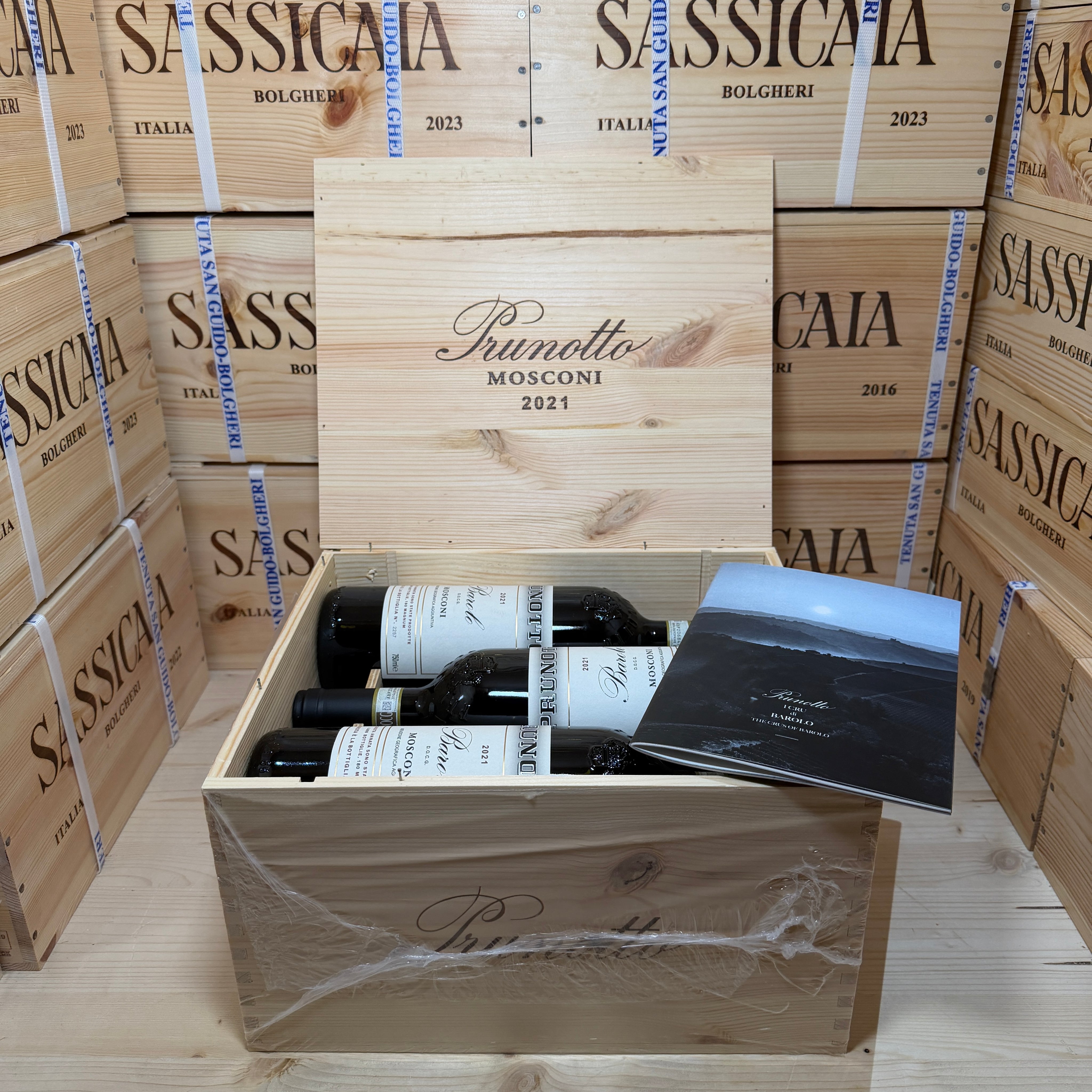 Barolo Mosconi 2021 Prunotto - Cassa Legno 6 Bottiglie