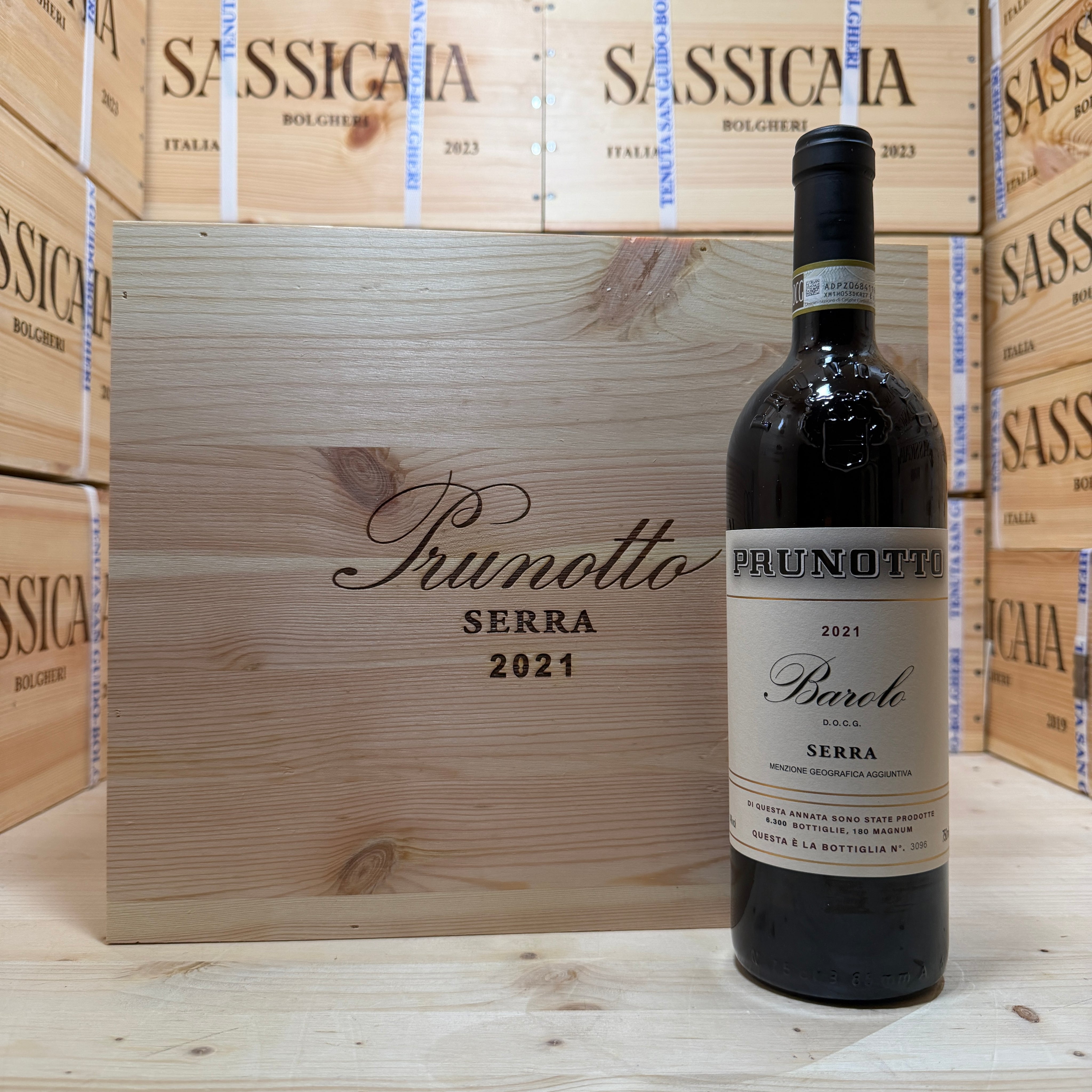 Barolo Serra 2021 Prunotto - Cassa Legno 6 Bottiglie