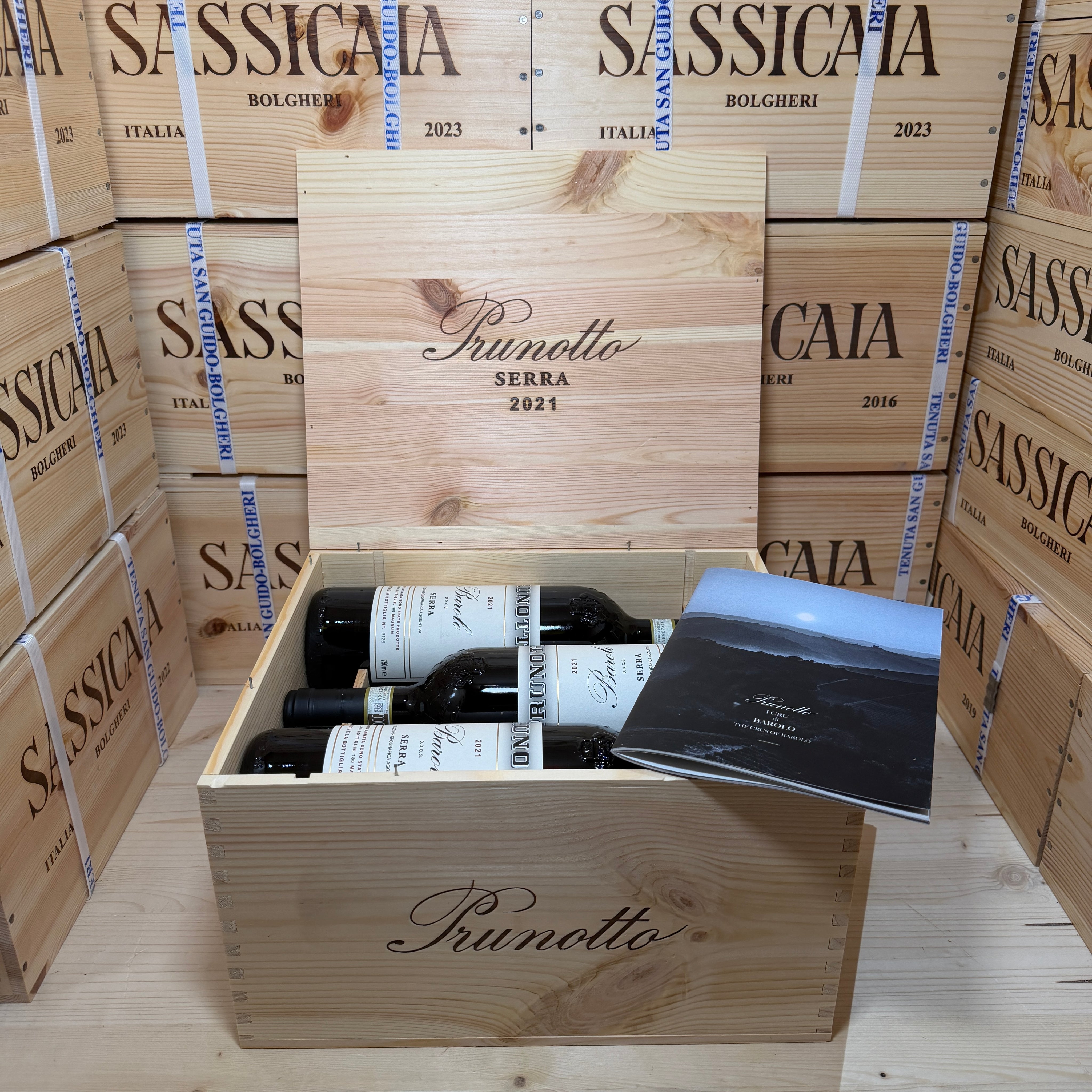 Barolo Serra 2021 Prunotto - Cassa Legno 6 Bottiglie
