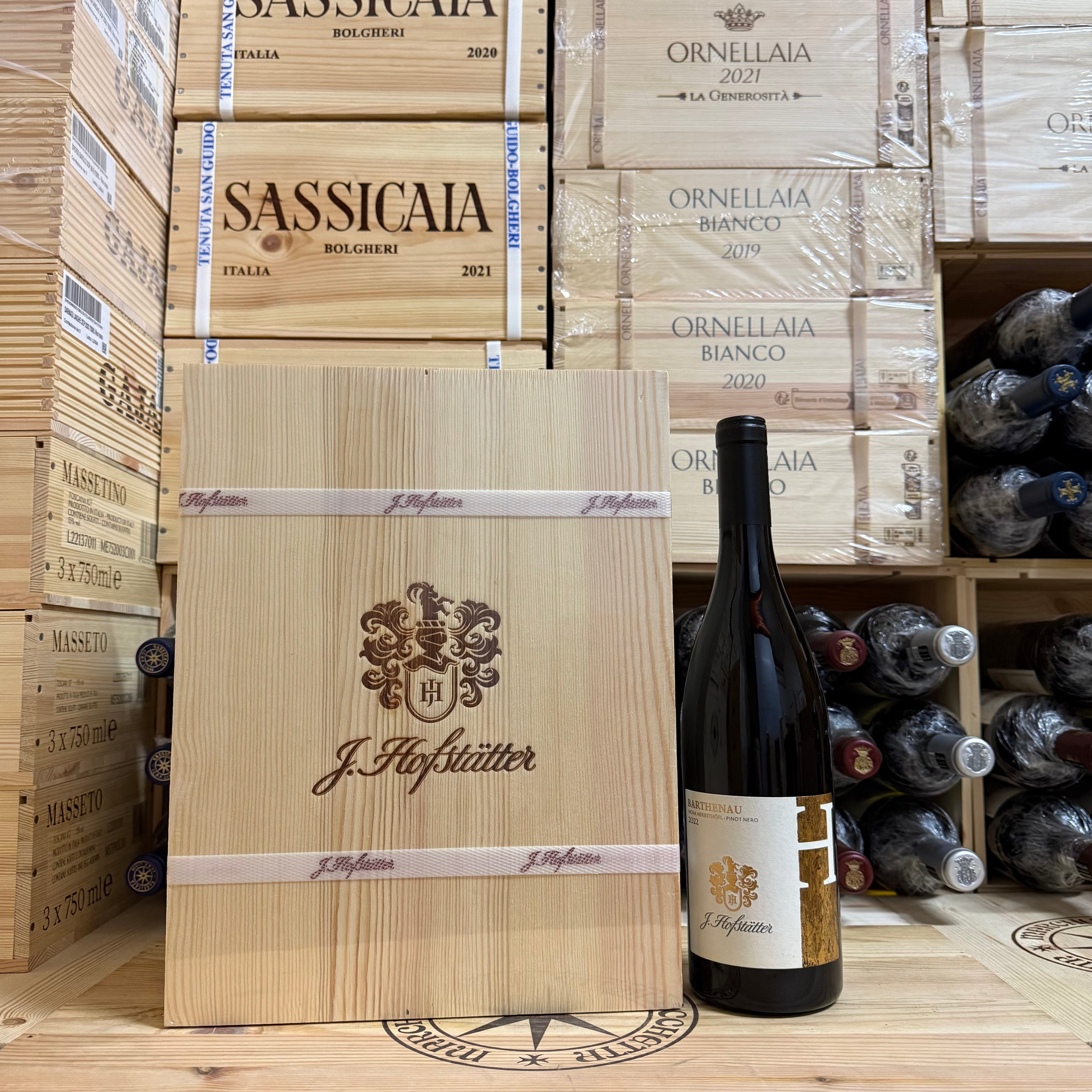 Barthenau Vigna Herbsthofl 2022 Pinot Nero Hofstatter Alto Adige DOC - Cassa Legno 6 Bottiglie
