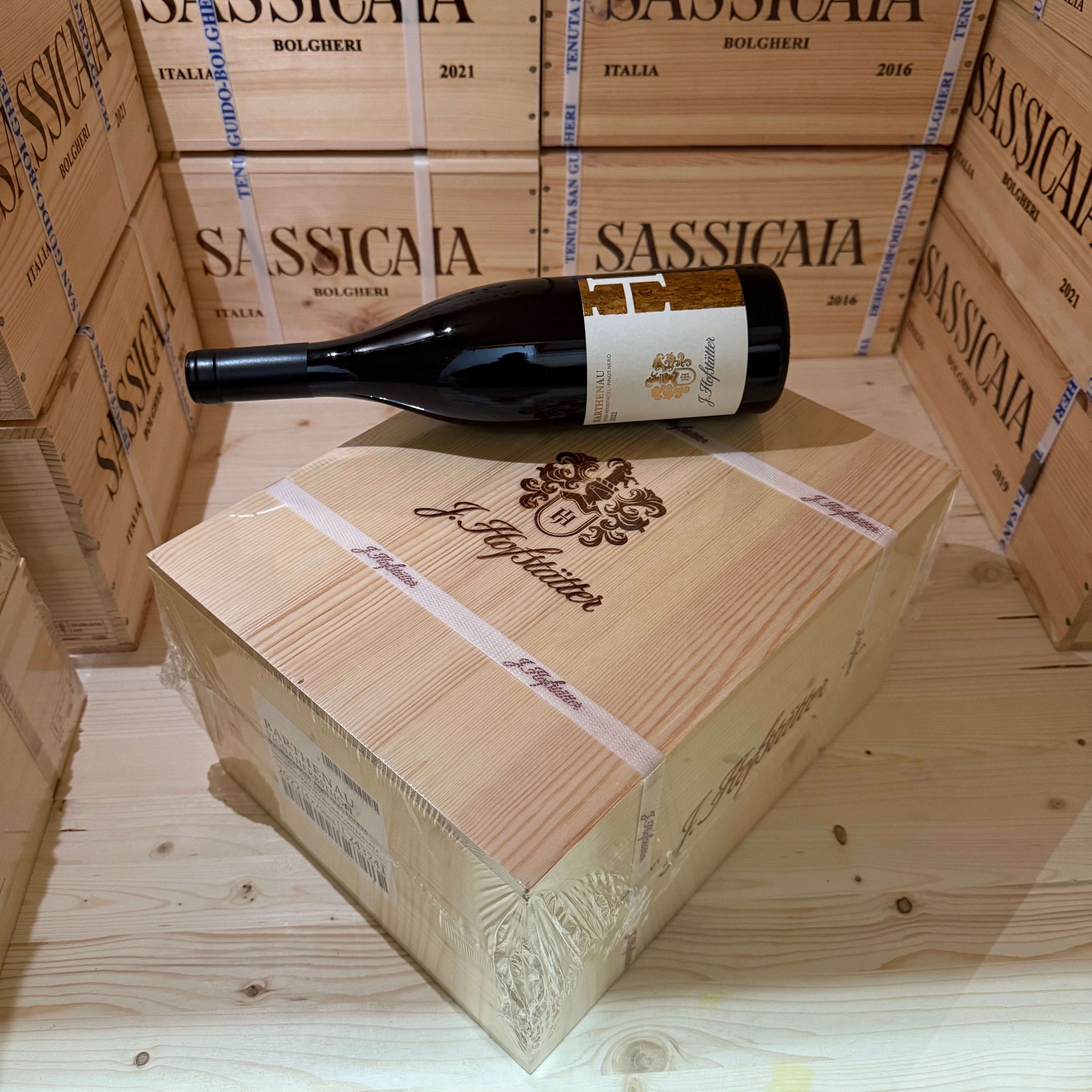 Barthenau Vigna Herbsthofl 2022 Pinot Nero Hofstatter Alto Adige DOC - Cassa Legno 6 Bottiglie
