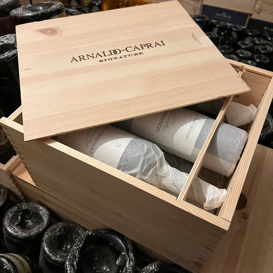 Belcompare 2018 Merlot Arnaldo Caprai - Cassa Legno 6 Bottiglie