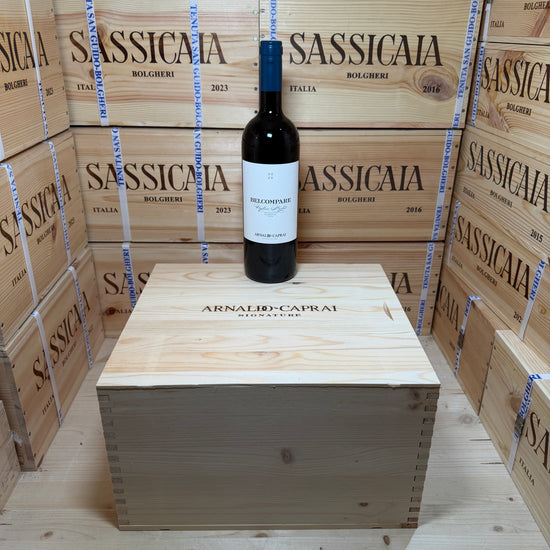 Belcompare Merlot 2020 Arnaldo Caprai - Cassa Legno 6 Bottiglie