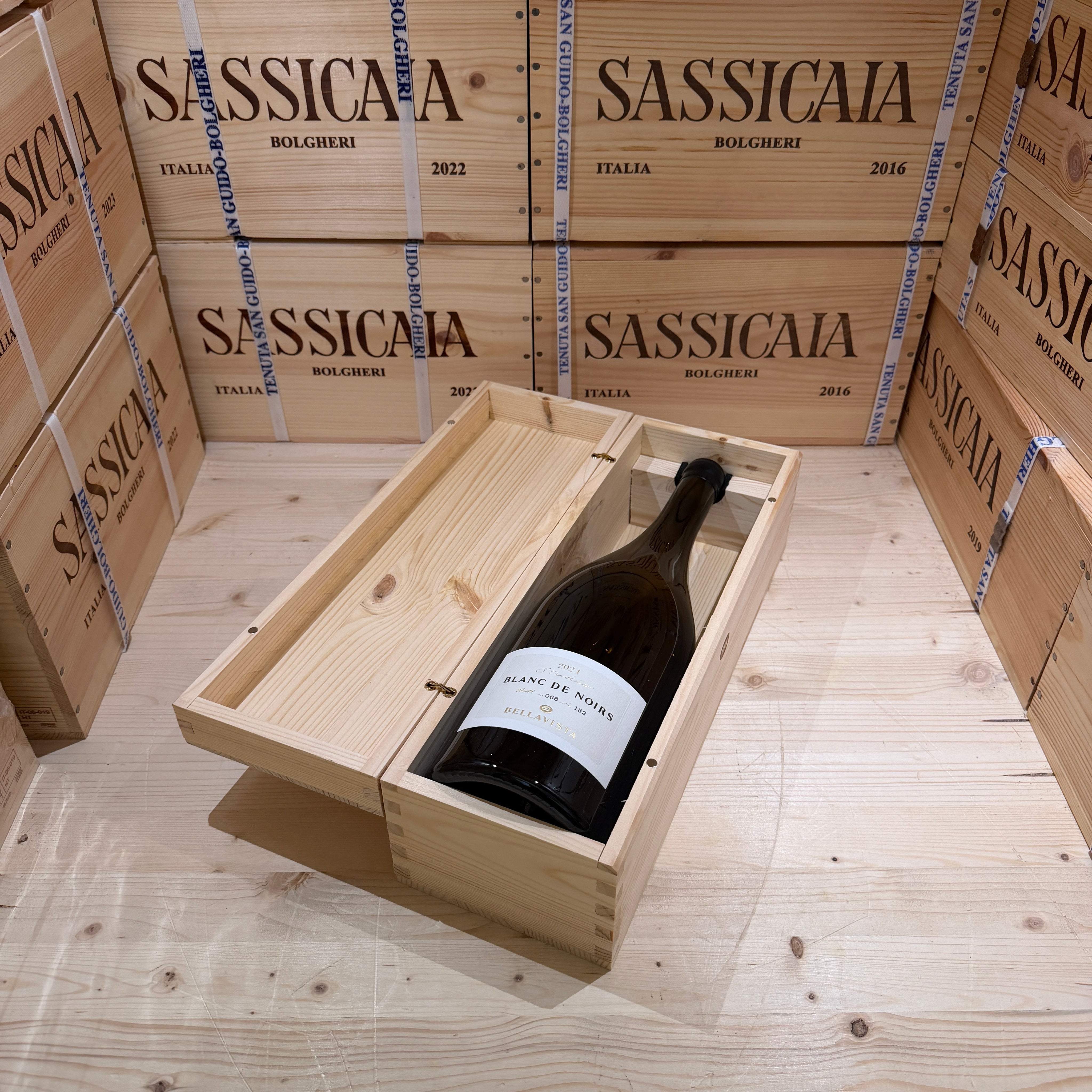 Bellavista Blanc de Noirs 2024 Studio Magnum Pinot Nero IGT del Sebino - in Cassa Legno