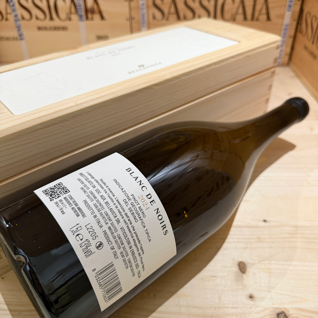 Bellavista Blanc de Noirs 2024 Studio Magnum Pinot Nero IGT del Sebino - in Cassa Legno