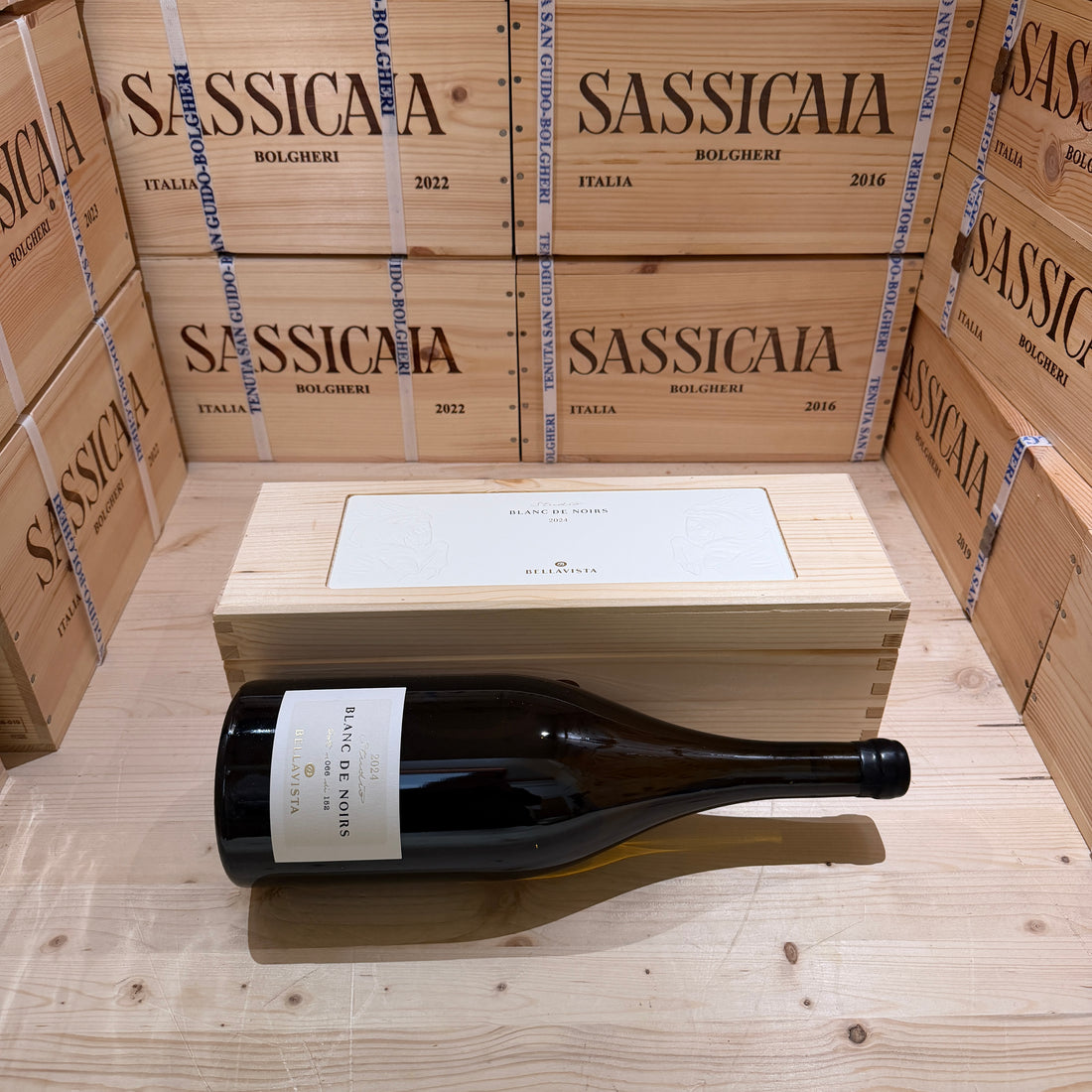 Bellavista Blanc de Noirs 2024 Studio Magnum Pinot Nero IGT del Sebino - in Cassa Legno