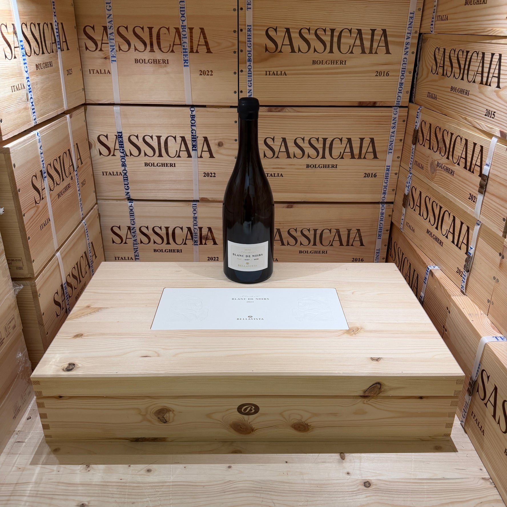 Bellavista Blanc de Noirs 2024 Studio Pinot Nero IGT del Sebino - Cassa Legno 6 Bottiglie