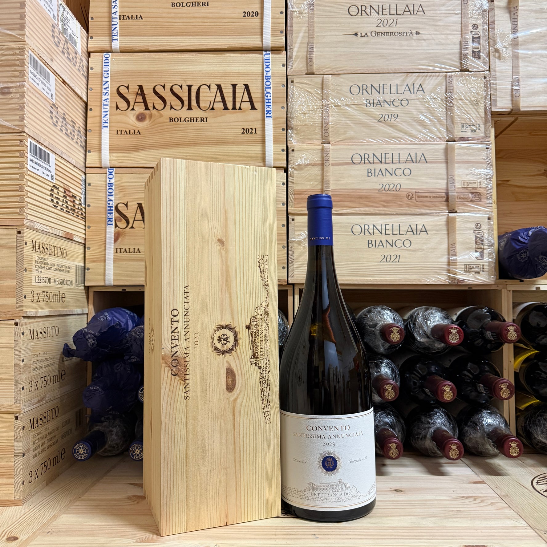 Bellavista Convento Santissima Annunciata 2023 Magnum Curtefranca Bianco DOC - in Cassa Legno