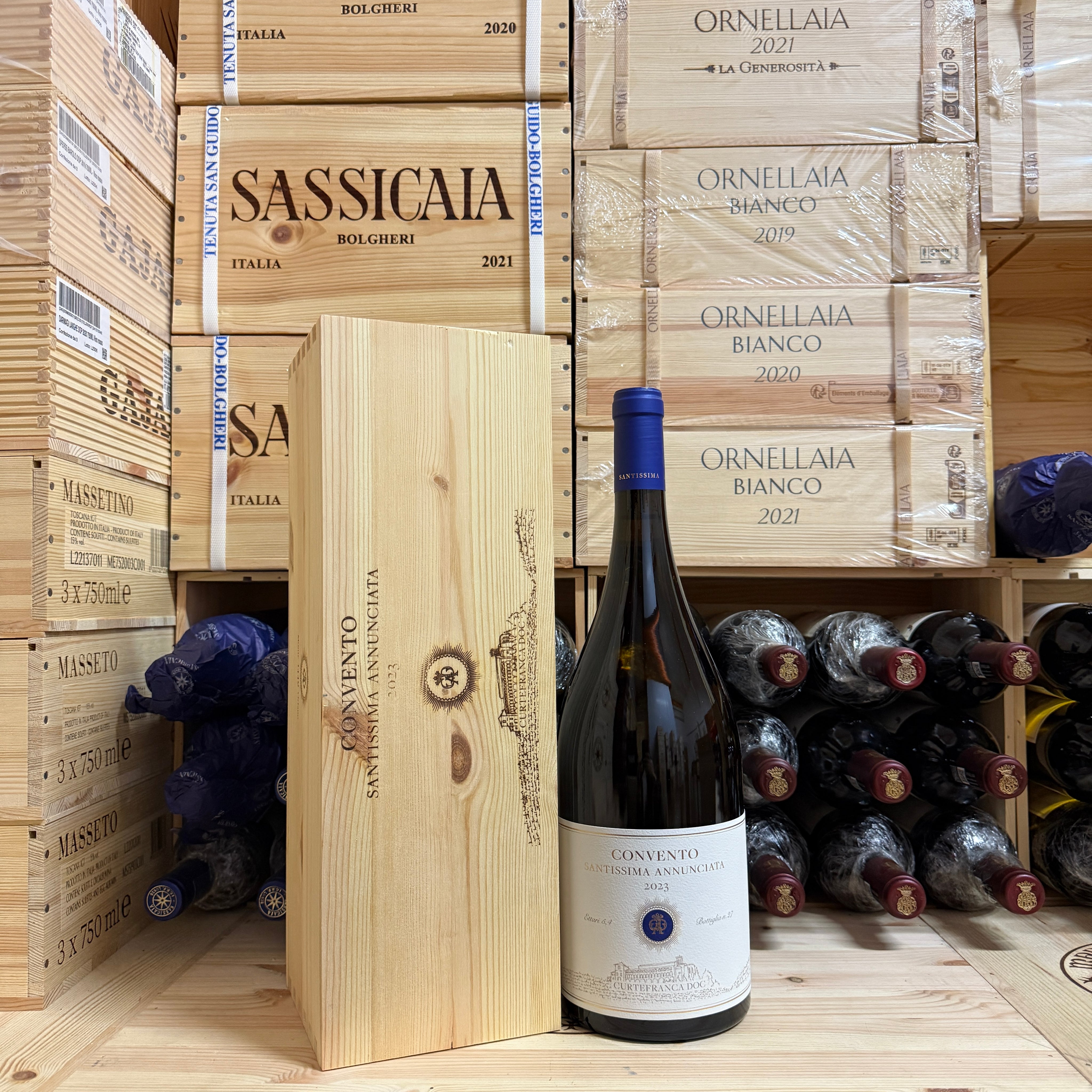 Bellavista Convento Santissima Annunciata 2023 Magnum Curtefranca Bianco DOC - in Cassa Legno