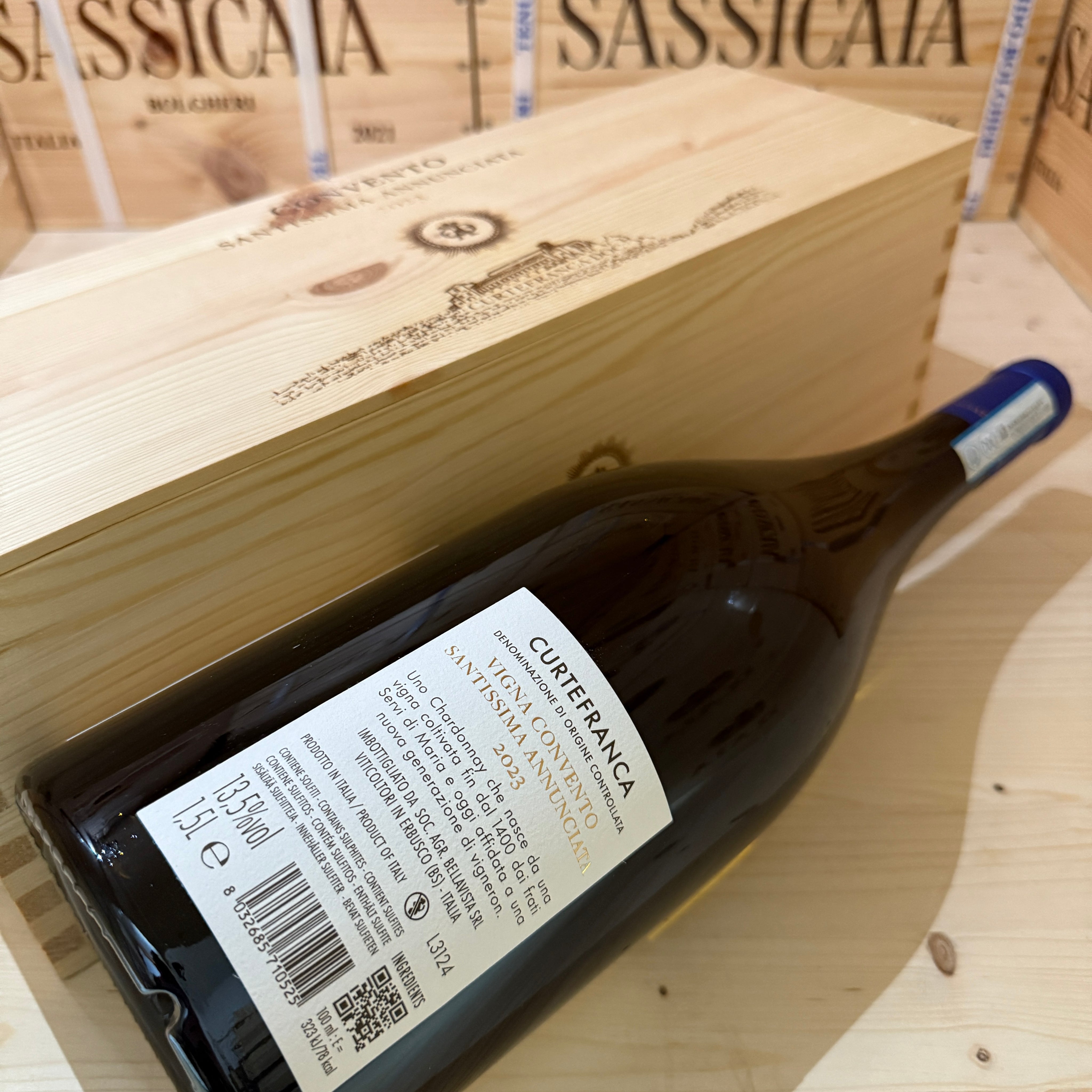 Bellavista Convento Santissima Annunciata 2023 Magnum Curtefranca Bianco DOC - in Cassa Legno