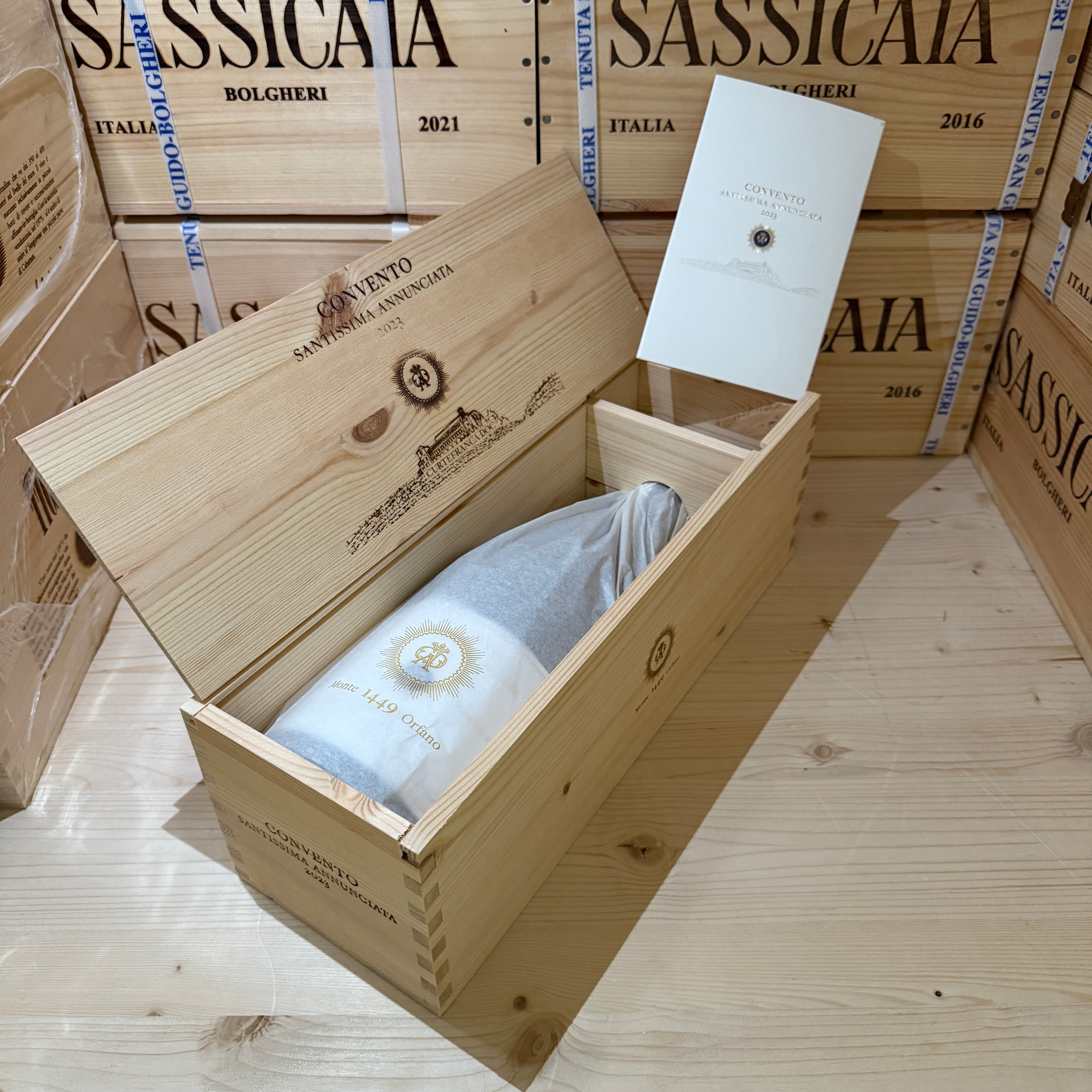 Bellavista Convento Santissima Annunciata 2023 Magnum Curtefranca Bianco DOC - in Cassa Legno