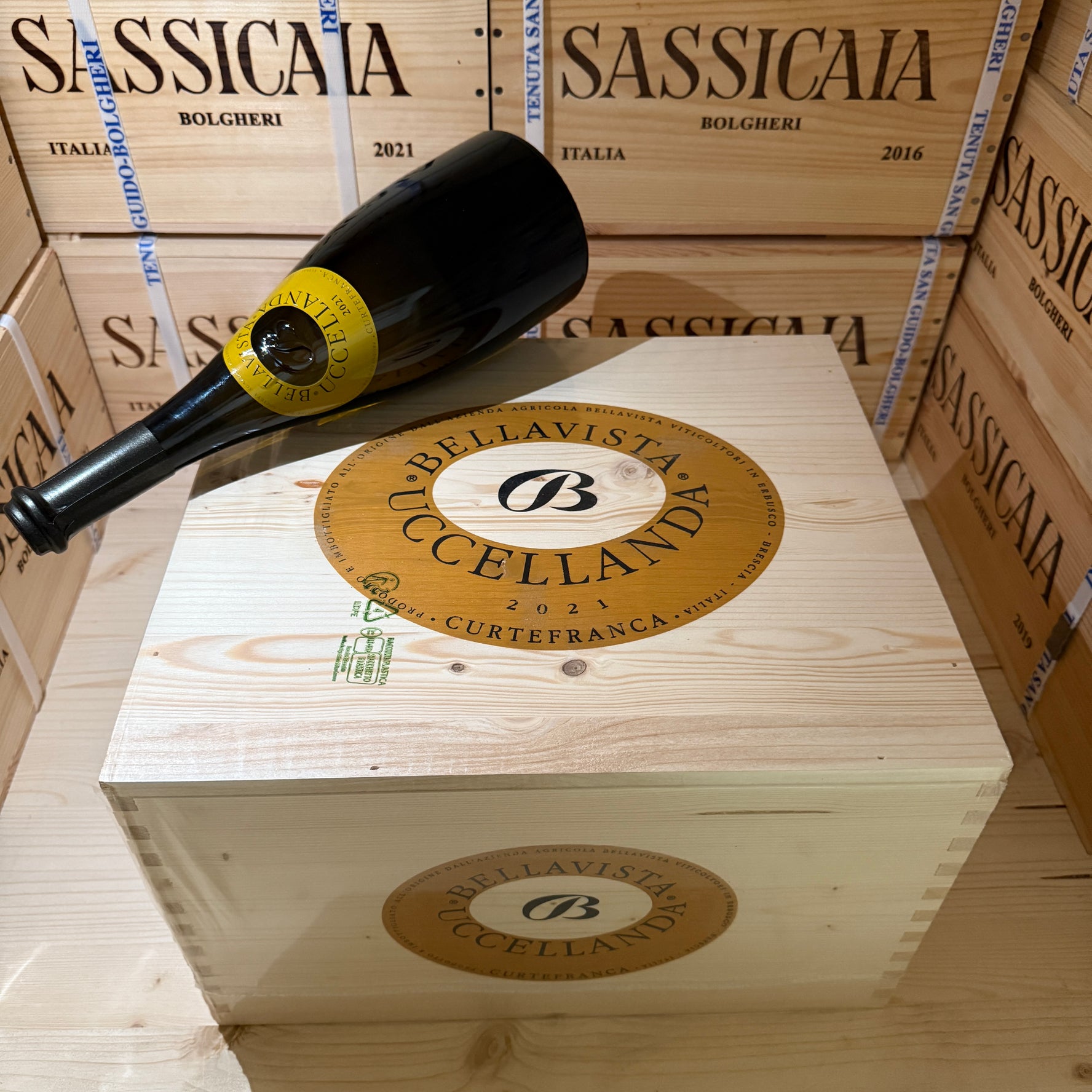 Bellavista Uccellanda 2021 Curtefranca Bianco DOC - Cassa Legno 6 Bottiglie