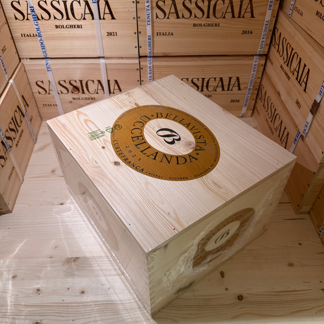 Bellavista Uccellanda 2021 Curtefranca Bianco DOC - Cassa Legno 6 Bottiglie