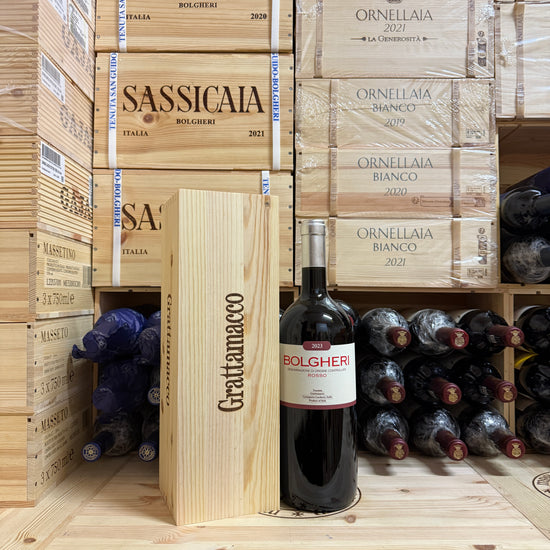 Bolgheri Rosso DOC 2023 Magnum Tenuta Grattamacco ColleMassari - in Cassa Legno