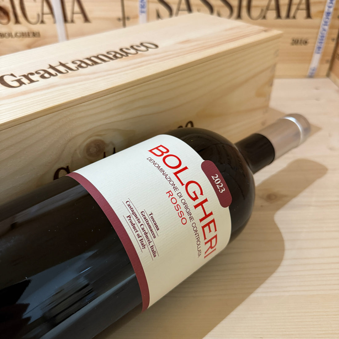 Bolgheri Rosso DOC 2023 Magnum Tenuta Grattamacco ColleMassari - in Cassa Legno