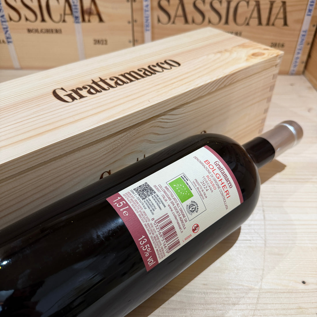 Bolgheri Rosso DOC 2024 Magnum Tenuta Grattamacco - in Cassa Legno