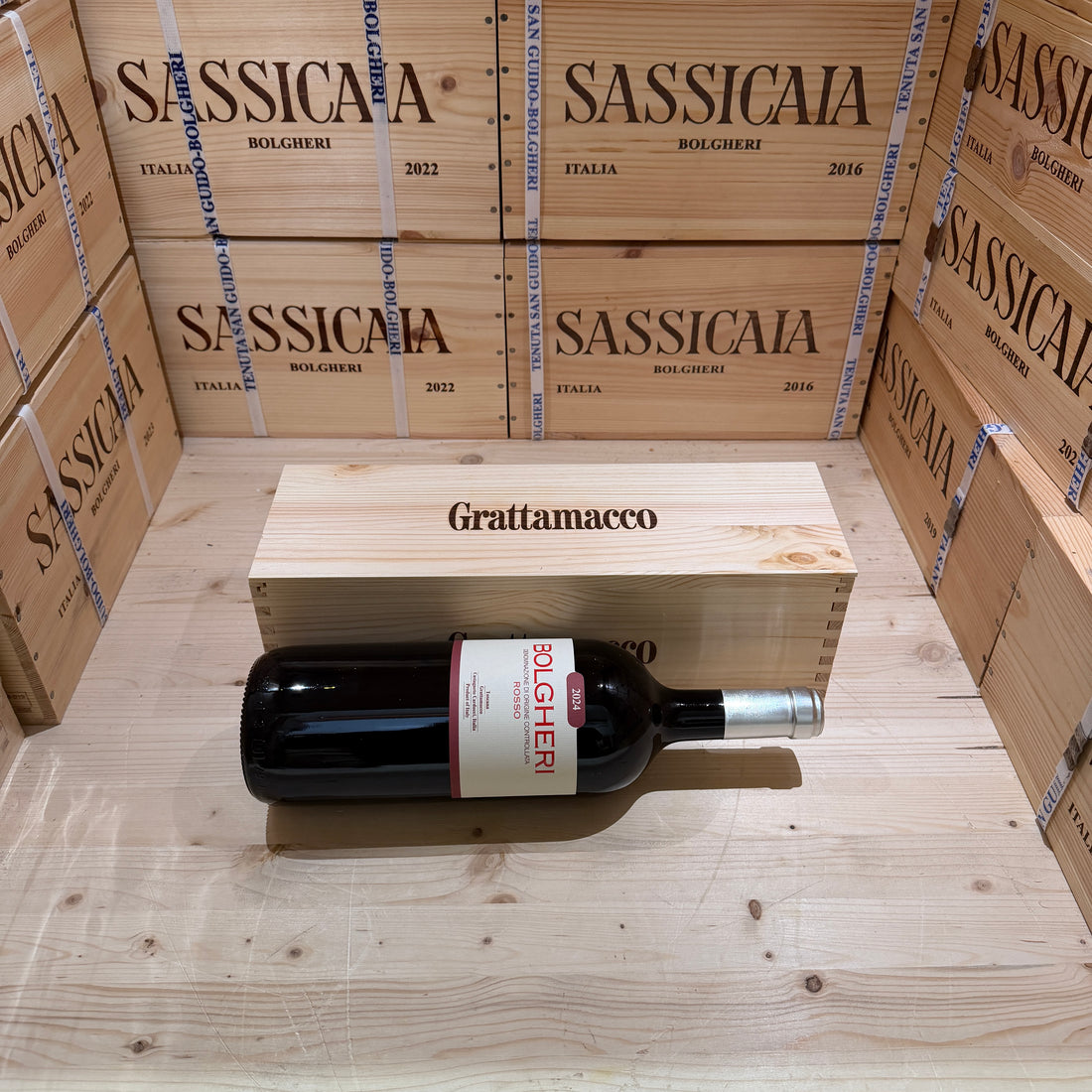 Bolgheri Rosso DOC 2024 Magnum Tenuta Grattamacco - in Cassa Legno