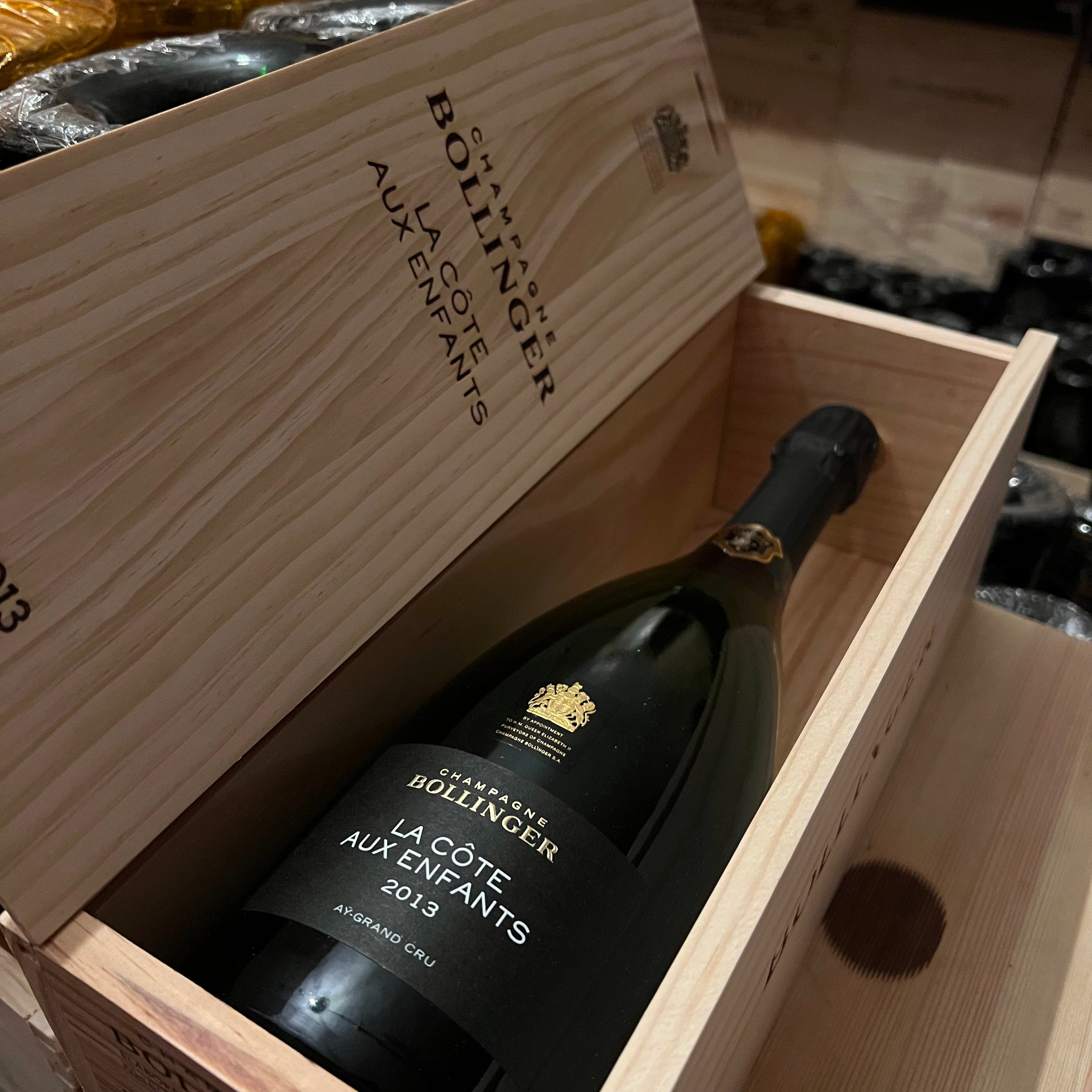 Bollinger La Cote Aux Enfants 2013 in Cassa Legno