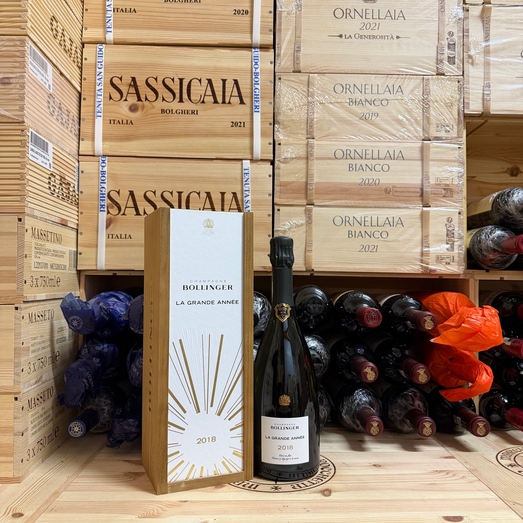 Bollinger La Grande Annee 2018 - in Cassa Legno