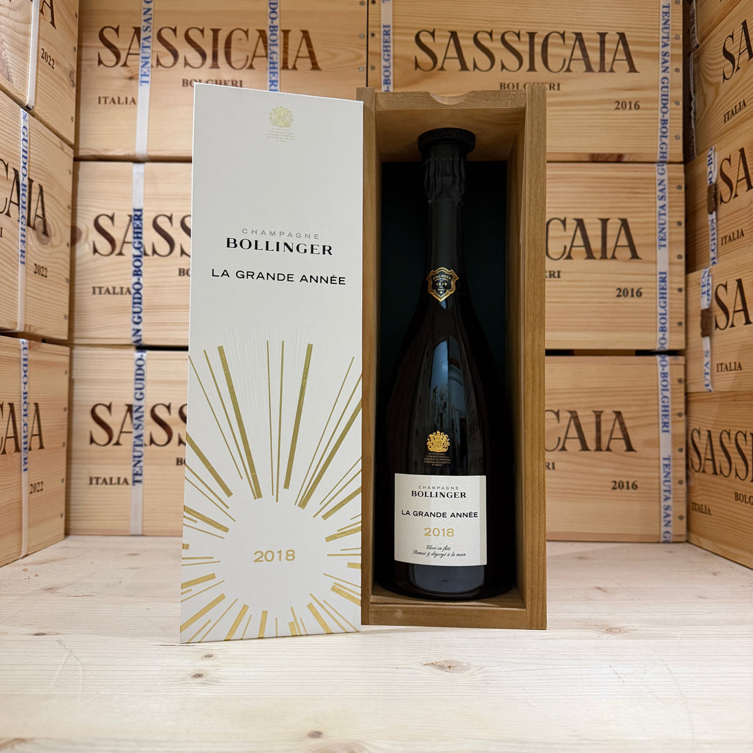 Bollinger La Grande Annee 2018 - in Cassa Legno